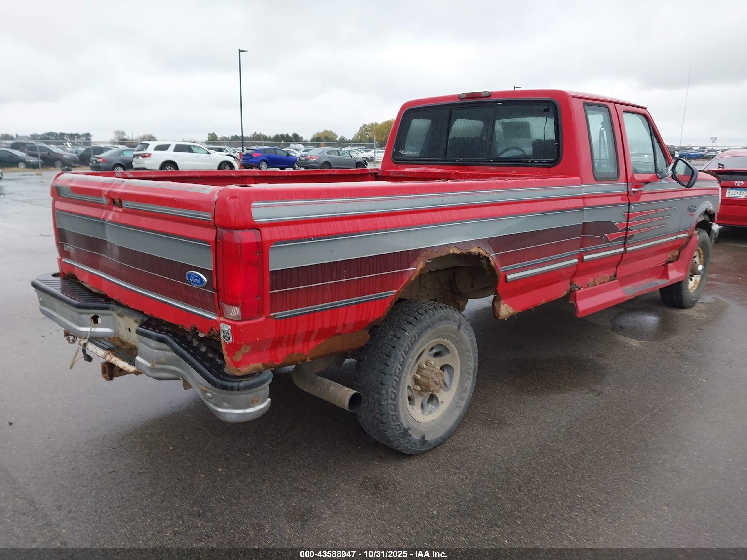 1997 Ford F250   Red vin: 1FTHX26F0VEB61528