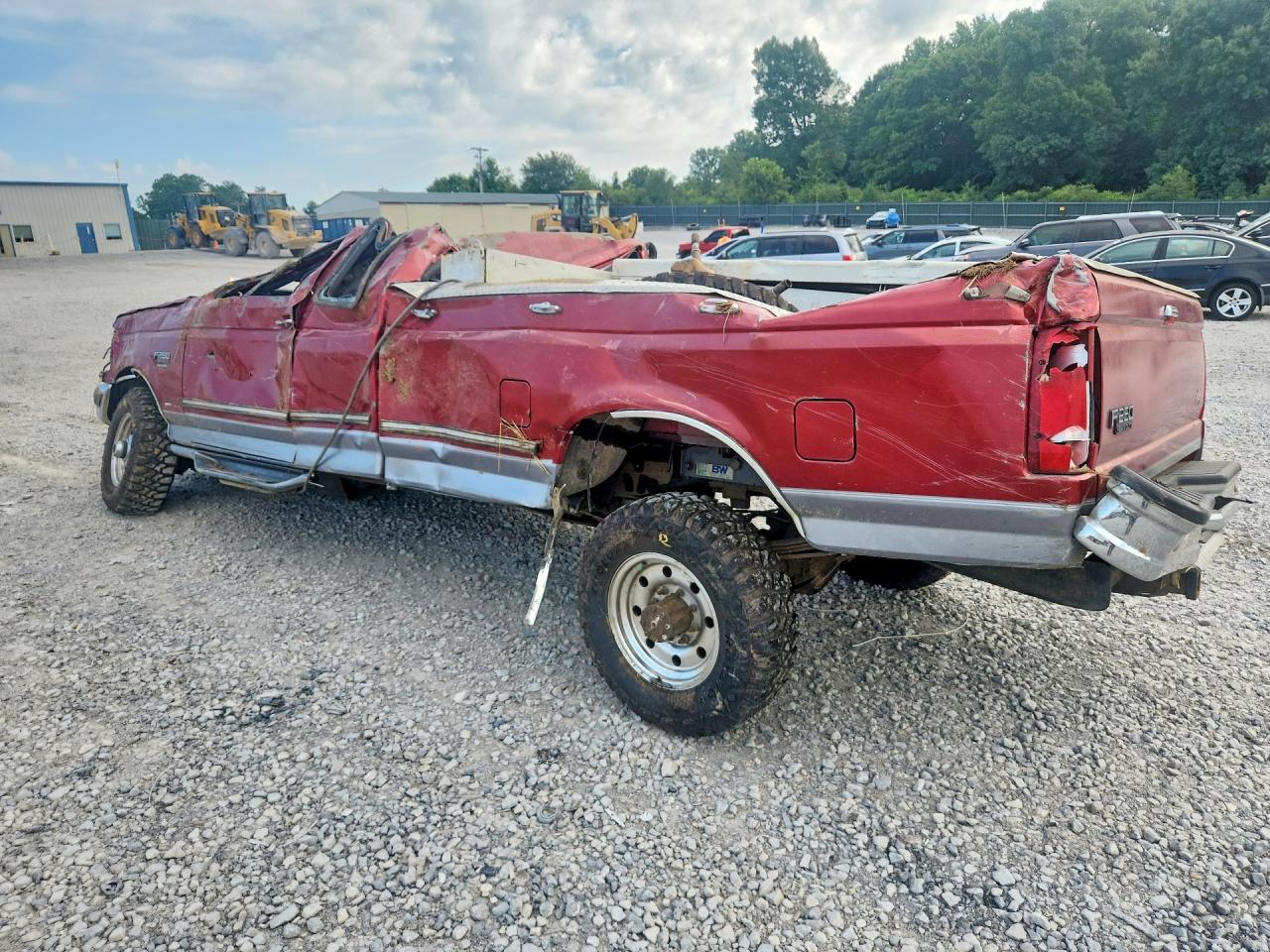 1997 Ford F250 Red vin: 1FTHX26F1VEA80490