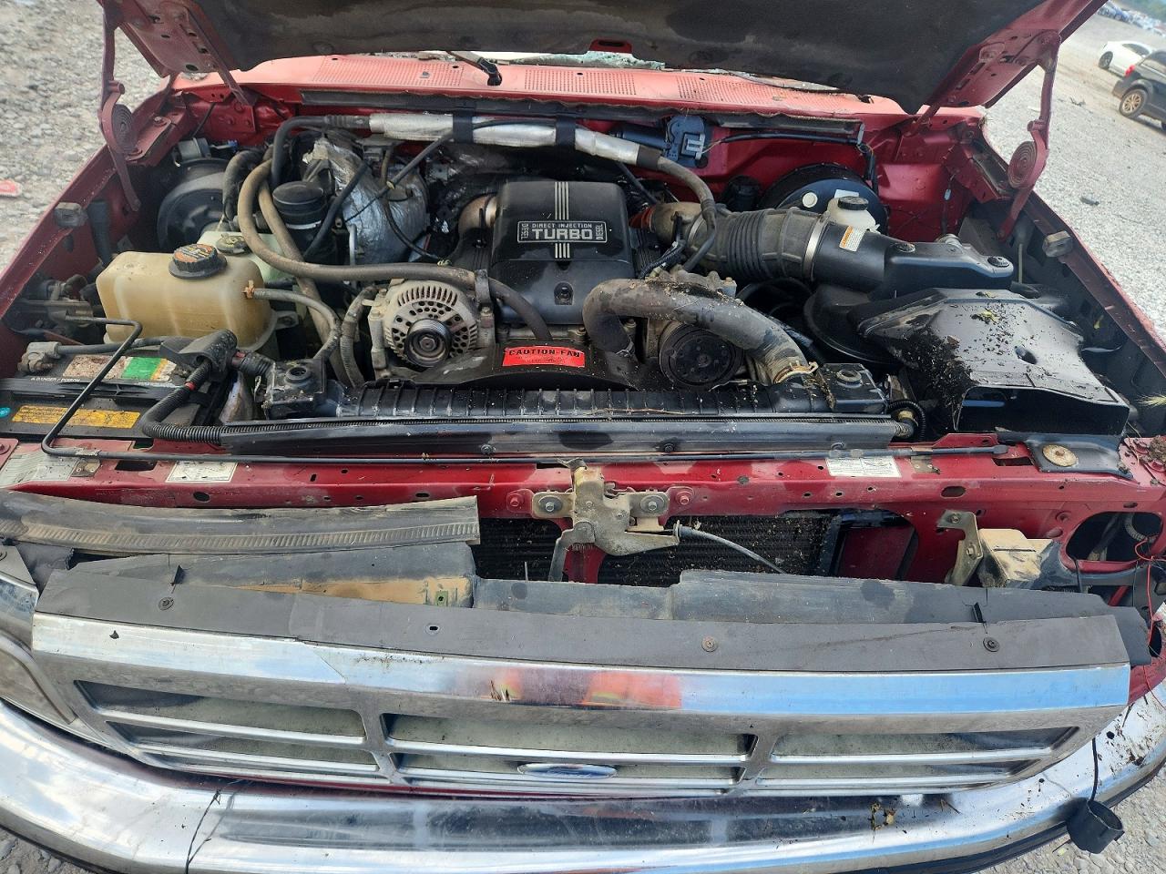 1997 Ford F250 Red vin: 1FTHX26F1VEA80490