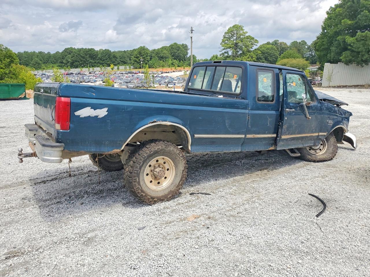 1997 Ford F250 Blue vin: 1FTHX26F2VEC73392