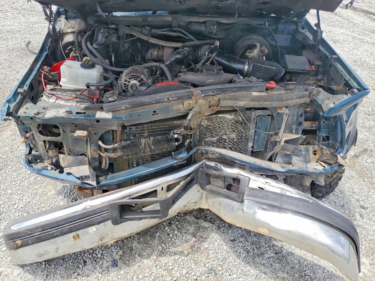 1997 Ford F250 Blue vin: 1FTHX26F2VEC73392