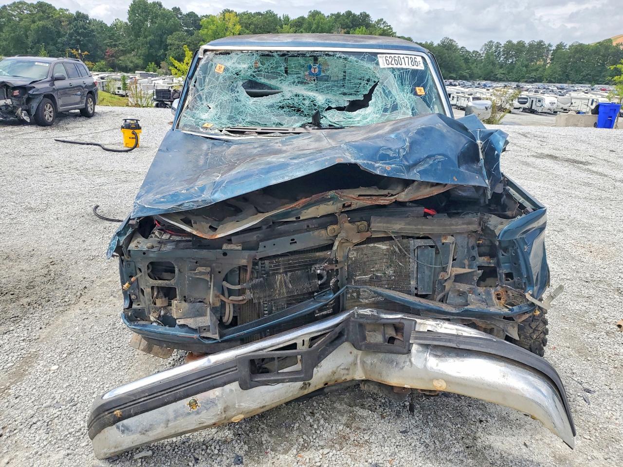 1997 Ford F250 Blue vin: 1FTHX26F2VEC73392
