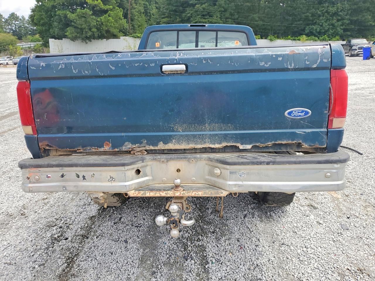 1997 Ford F250 Blue vin: 1FTHX26F2VEC73392