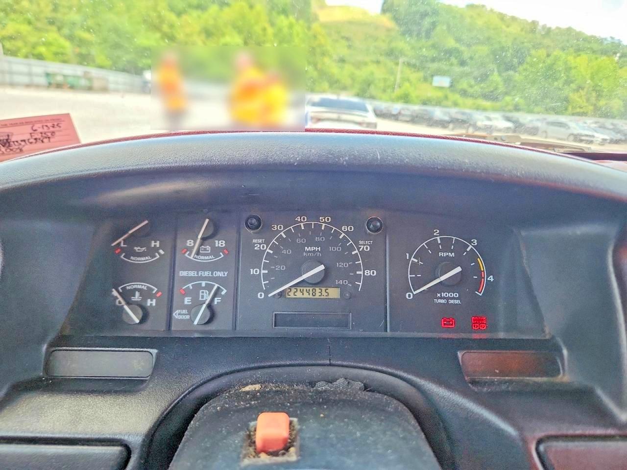 1997 Ford F250 Red vin: 1FTHX26F3VEB96287