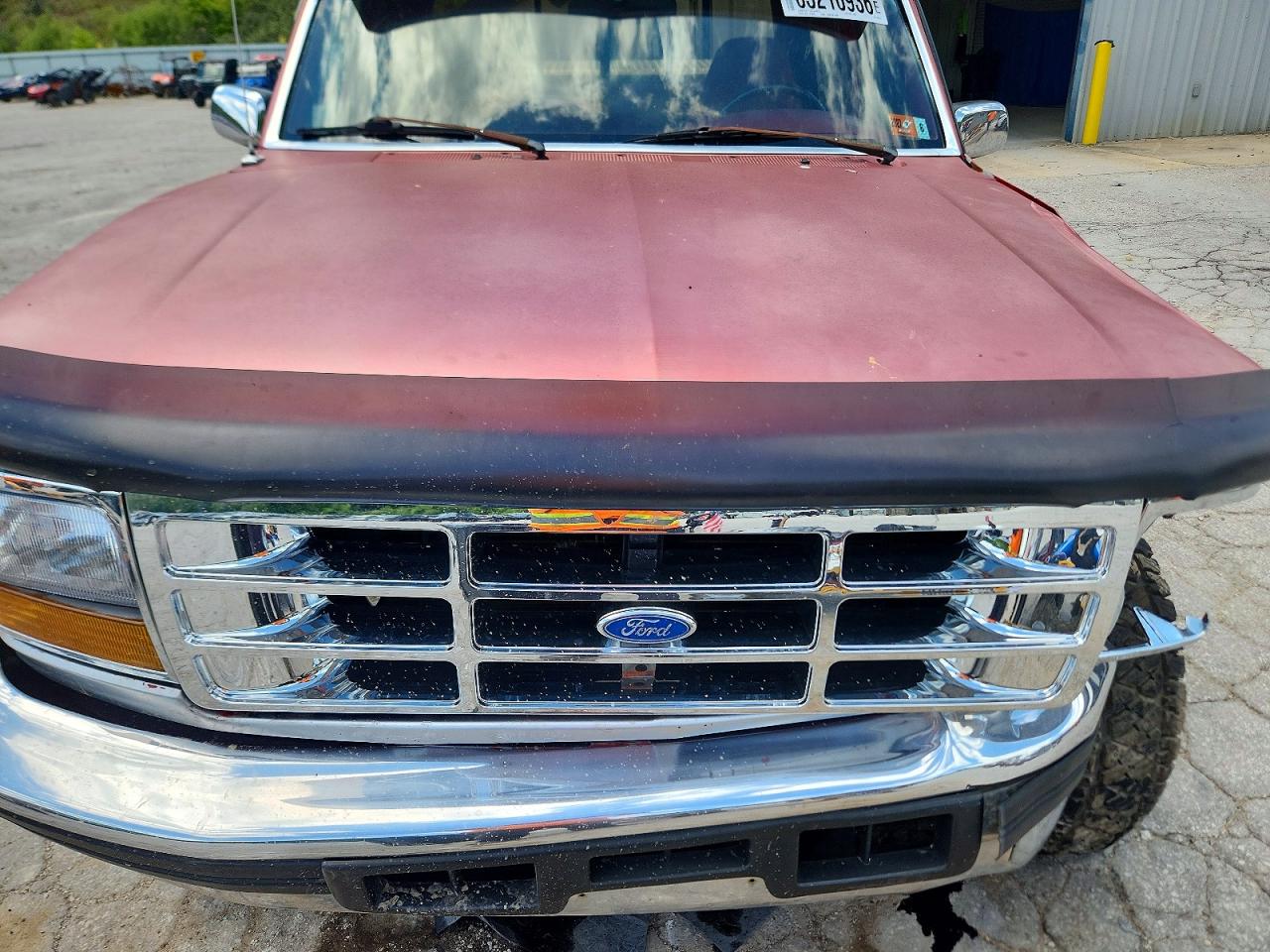 1997 Ford F250 Red vin: 1FTHX26F3VEB96287