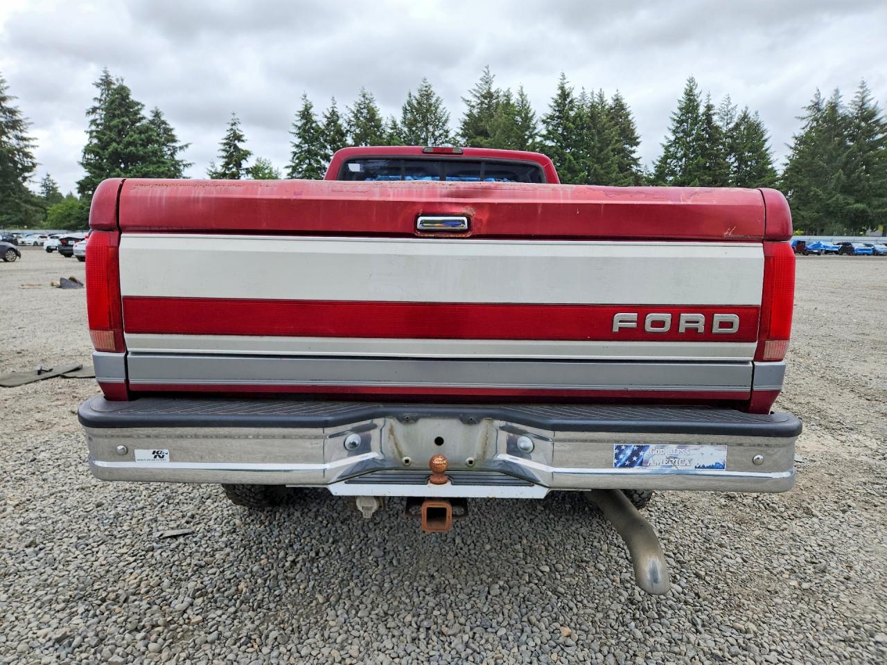 1994 Ford F250 Burgundy vin: 1FTHX26F5RKB66442