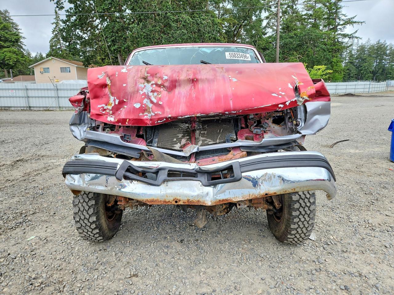 1994 Ford F250 Burgundy vin: 1FTHX26F5RKB66442