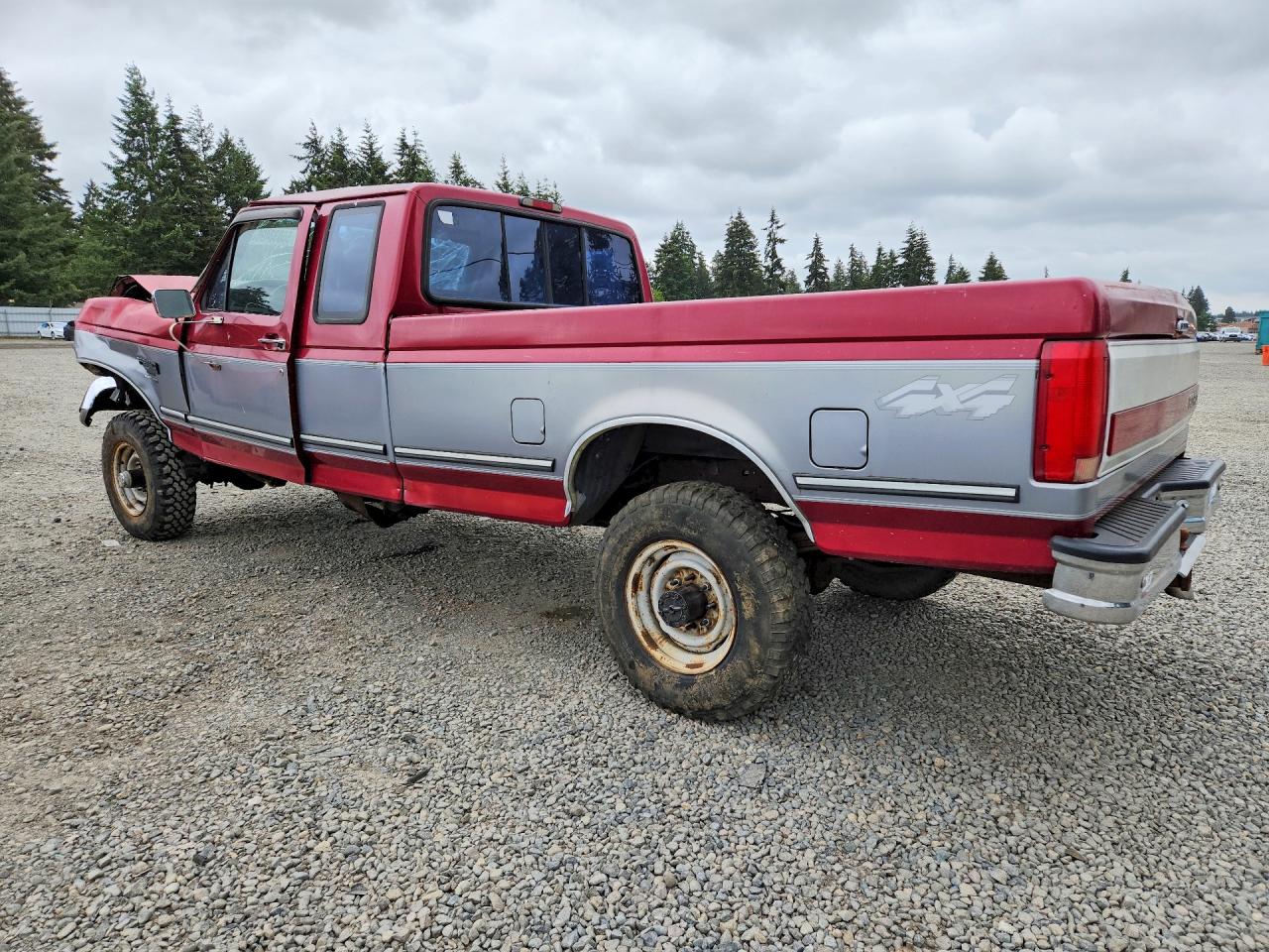1994 Ford F250 Burgundy vin: 1FTHX26F5RKB66442