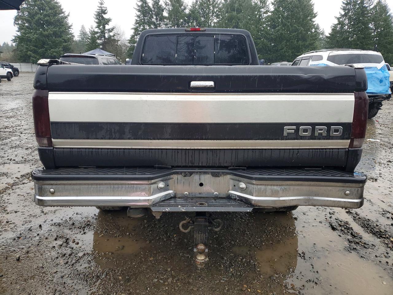1996 Ford F250 Black vin: 1FTHX26F5TEB69198