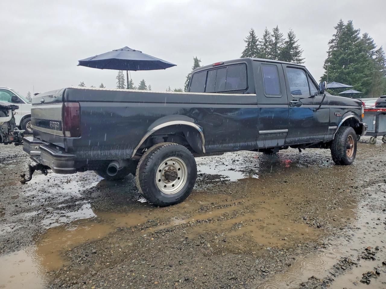 1996 Ford F250 Black vin: 1FTHX26F5TEB69198