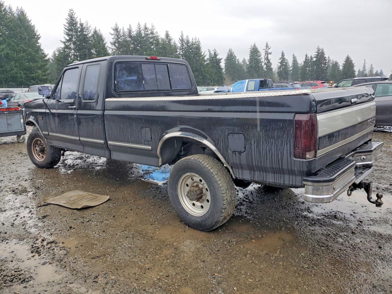 1996 Ford F250 Black vin: 1FTHX26F5TEB69198
