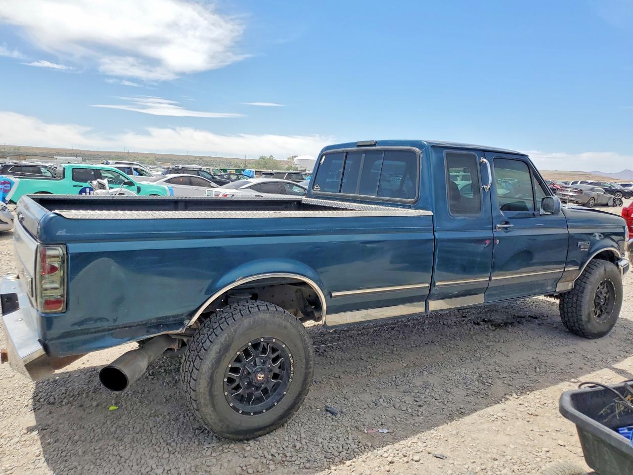 1996 Ford F250 Blue vin: 1FTHX26F7TEB54394