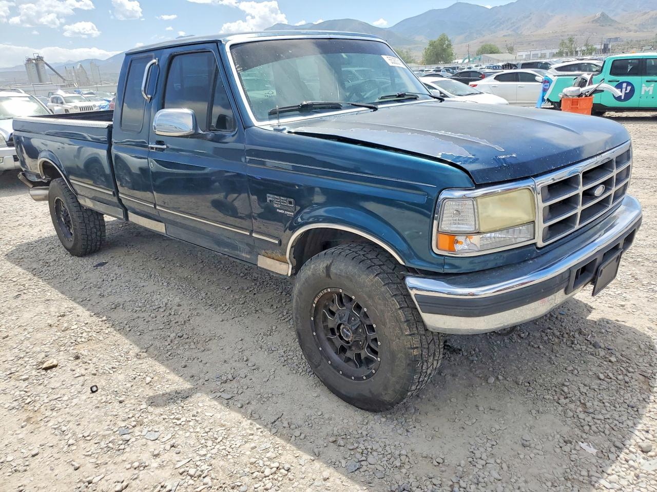 1996 Ford F250 Blue vin: 1FTHX26F7TEB54394