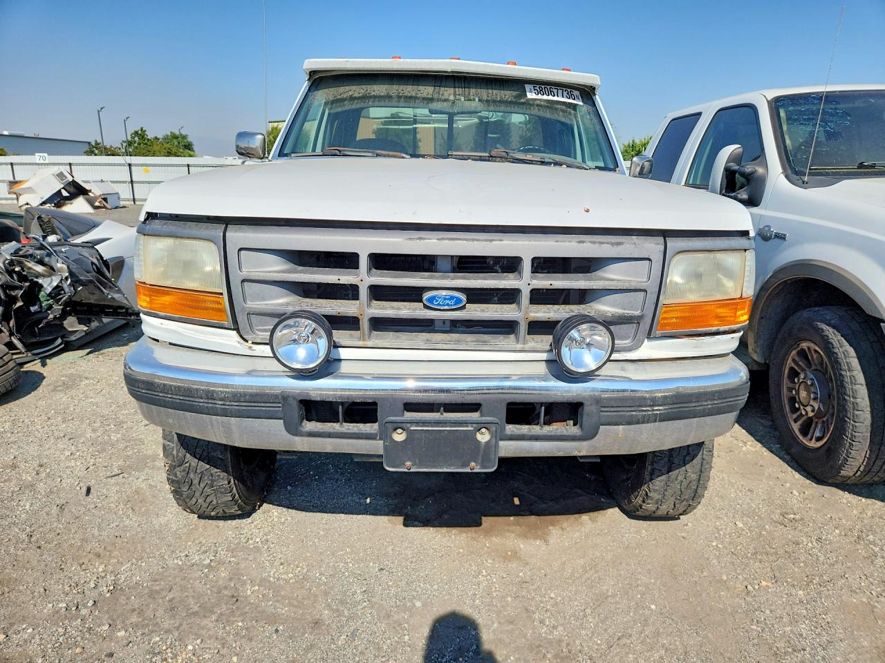 1997 Ford F250 White vin: 1FTHX26F7VEB52857