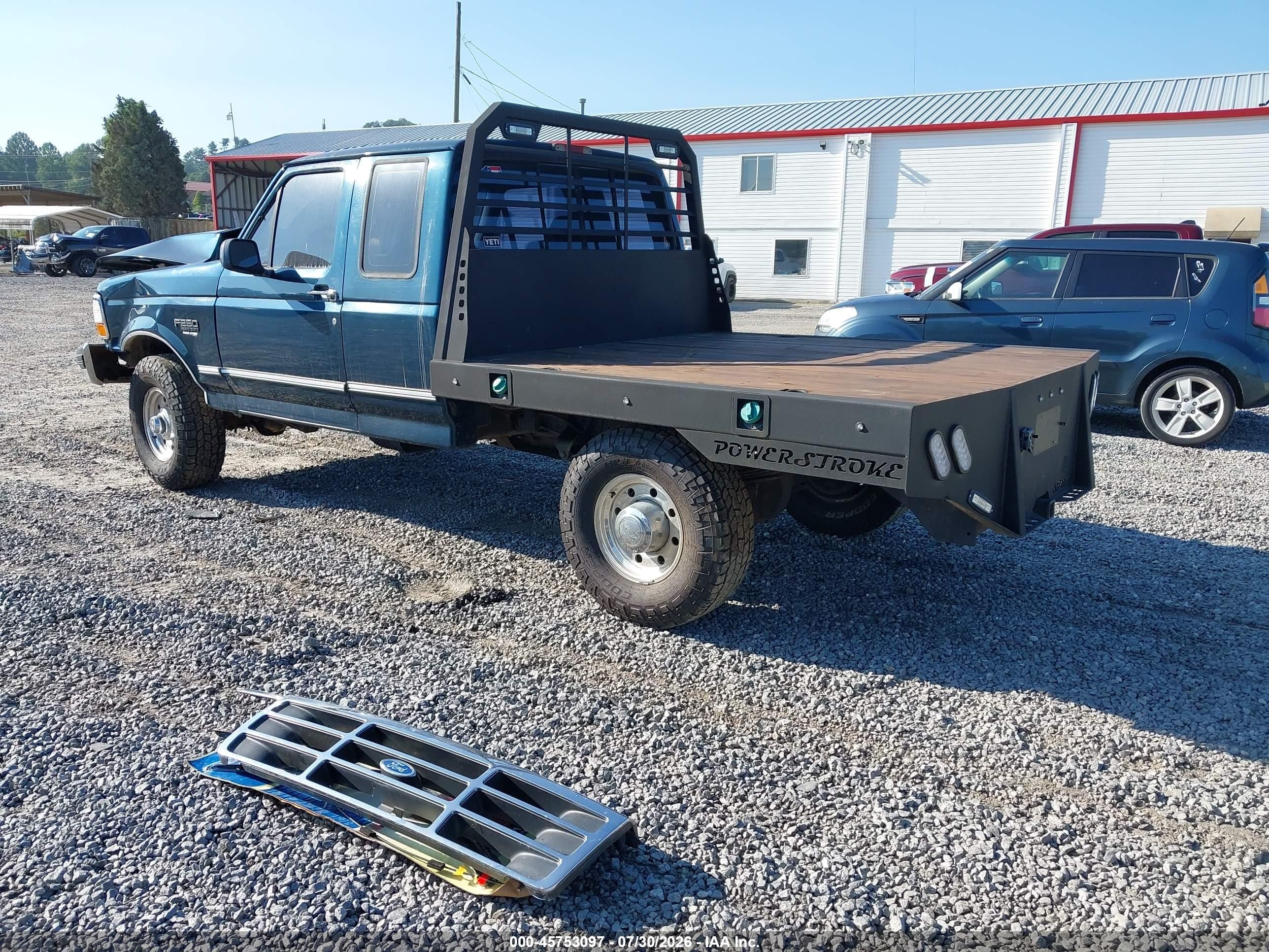 1997 Ford F-250 Hd Xl Green vin: 1FTHX26F7VEC46172