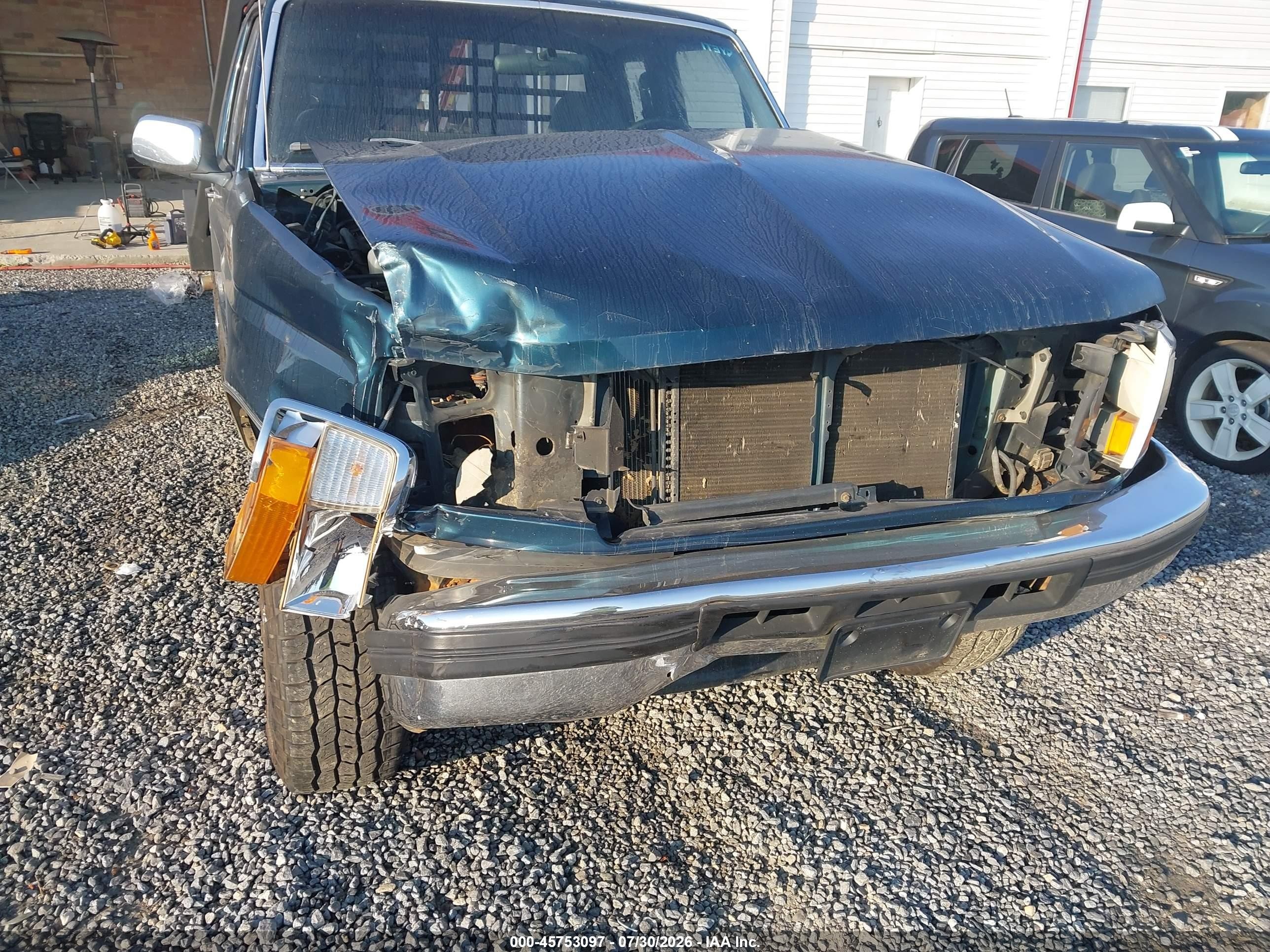 1997 Ford F-250 Hd Xl Green vin: 1FTHX26F7VEC46172