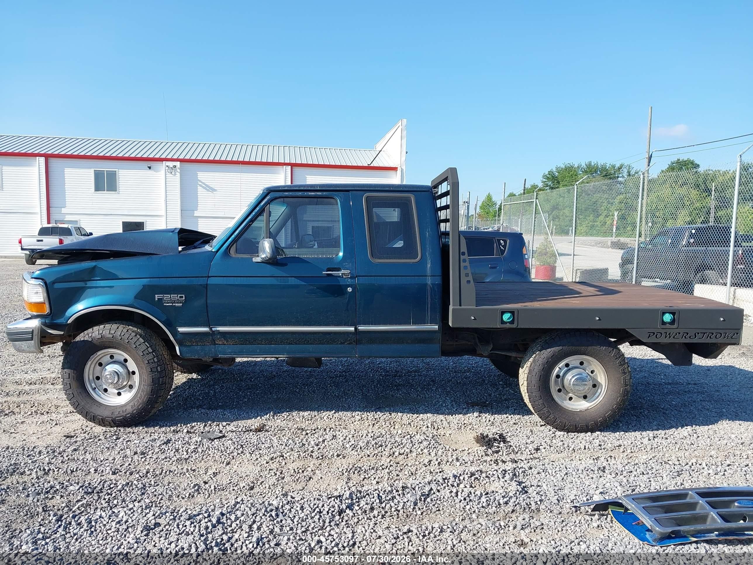 1997 Ford F-250 Hd Xl Green vin: 1FTHX26F7VEC46172