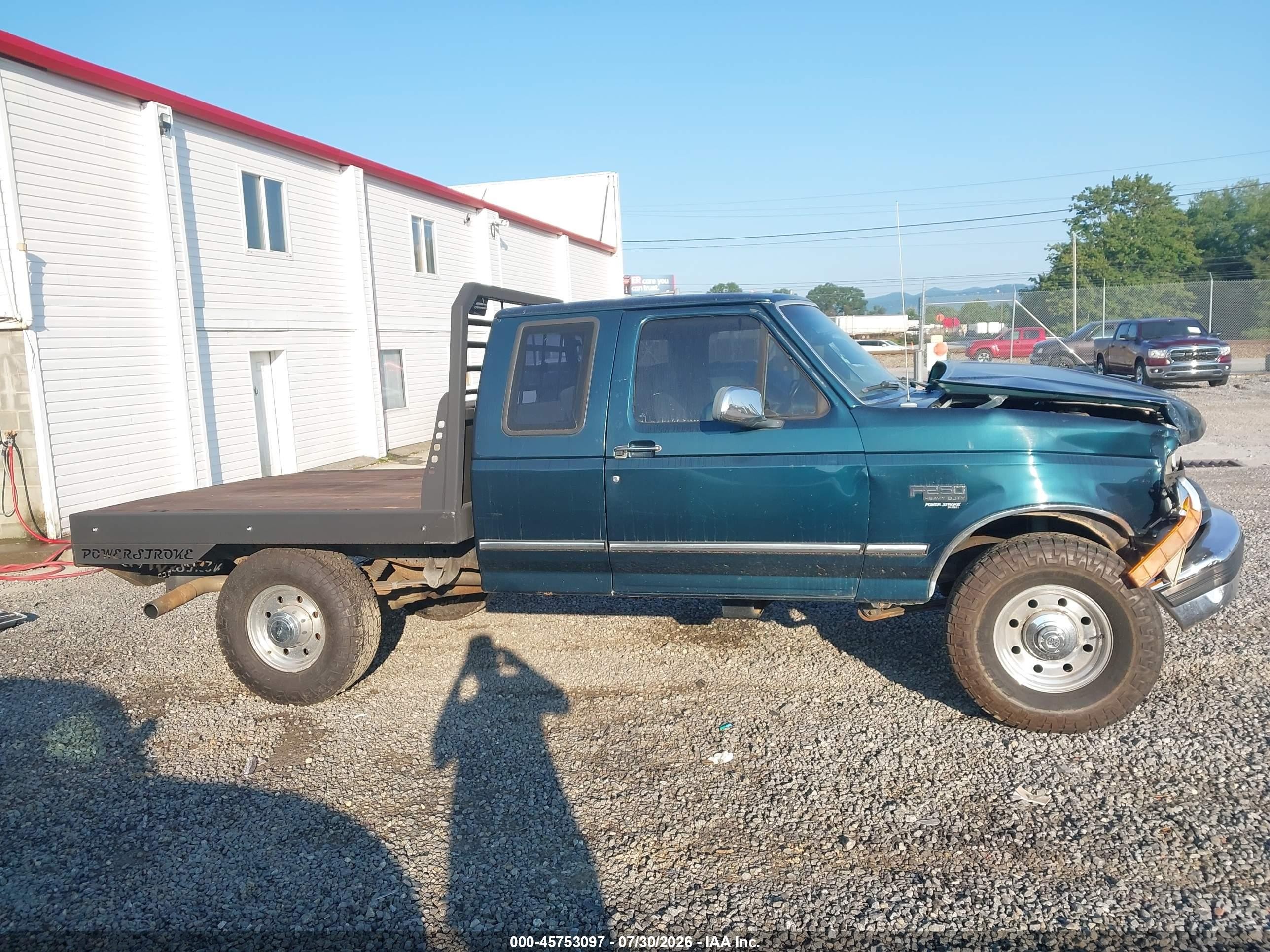 1997 Ford F-250 Hd Xl Green vin: 1FTHX26F7VEC46172