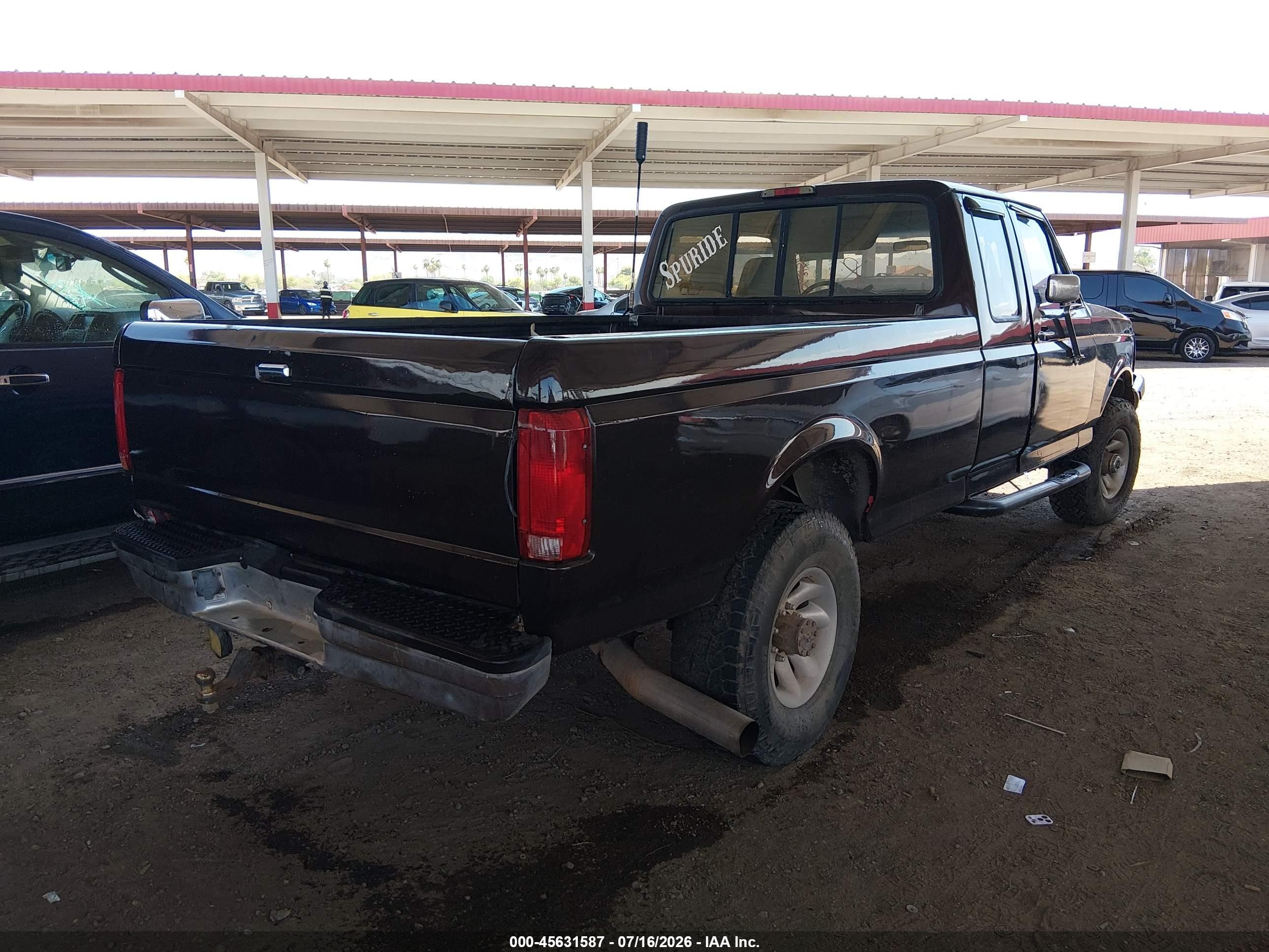 1996 Ford F250   Brown vin: 1FTHX26F8TEB67607