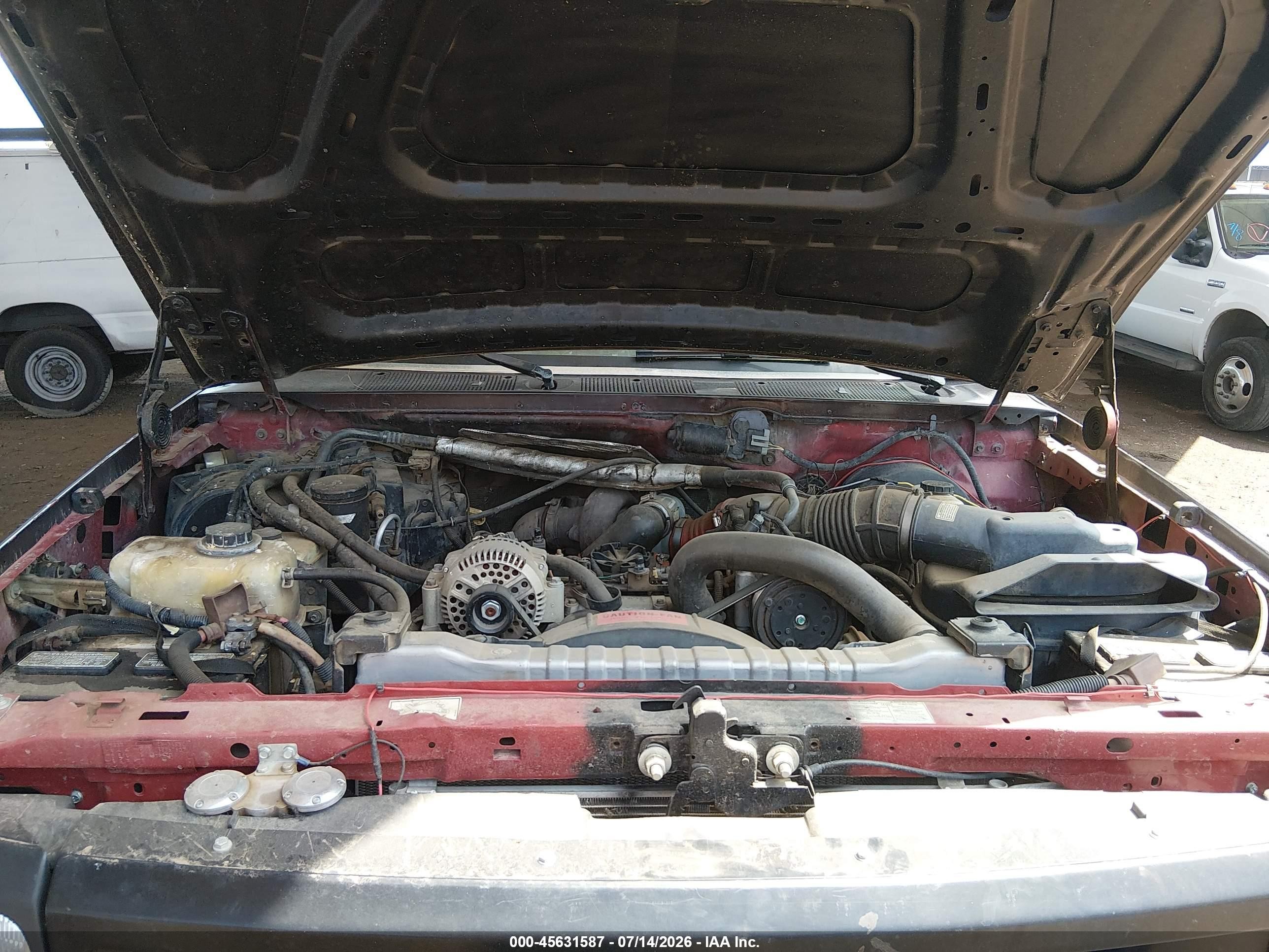 1996 Ford F250   Brown vin: 1FTHX26F8TEB67607