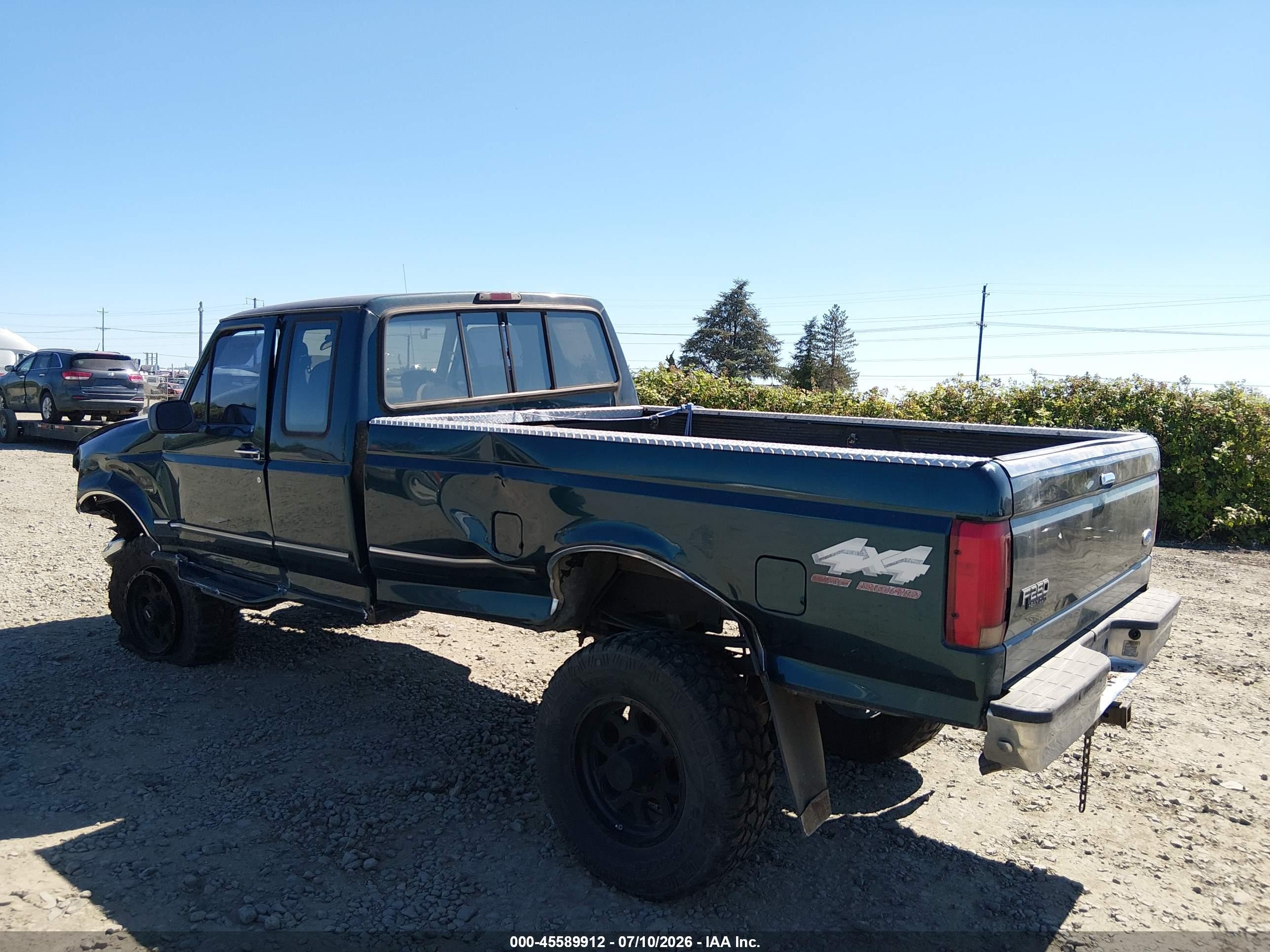 1997 Ford F-250 Hd Xl Green vin: 1FTHX26F8VEA47082
