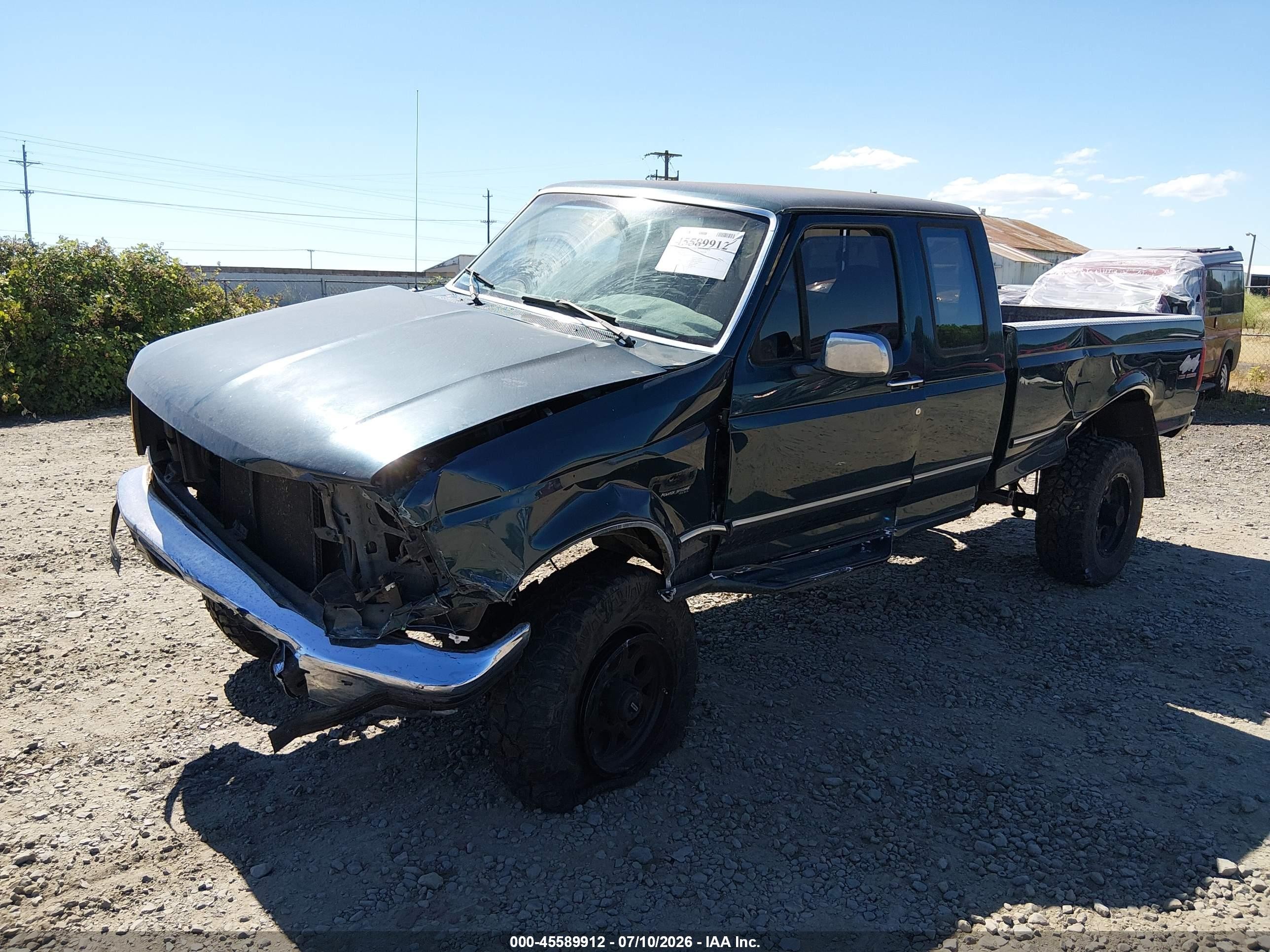 1997 Ford F-250 Hd Xl Green vin: 1FTHX26F8VEA47082