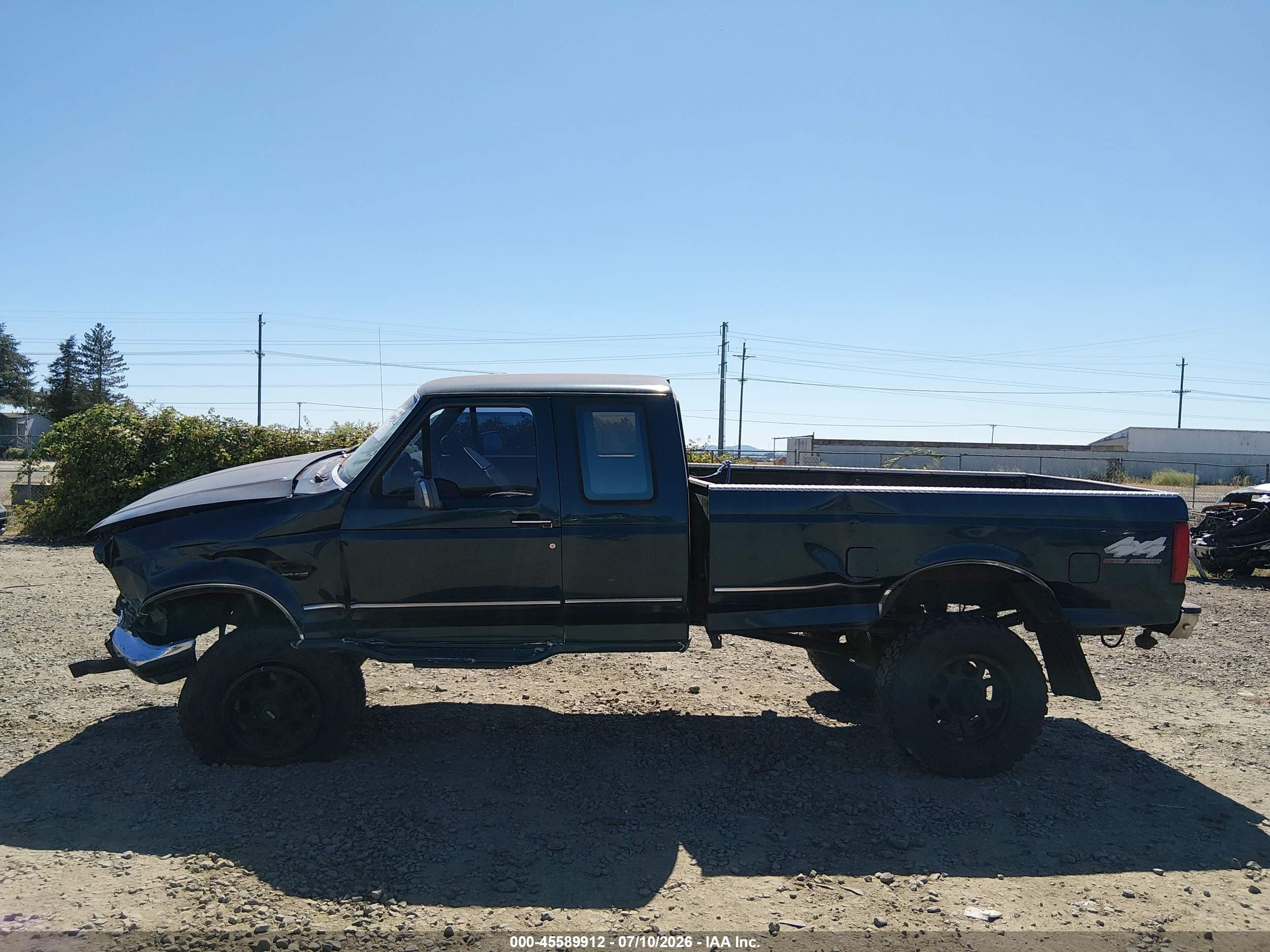 1997 Ford F-250 Hd Xl Green vin: 1FTHX26F8VEA47082
