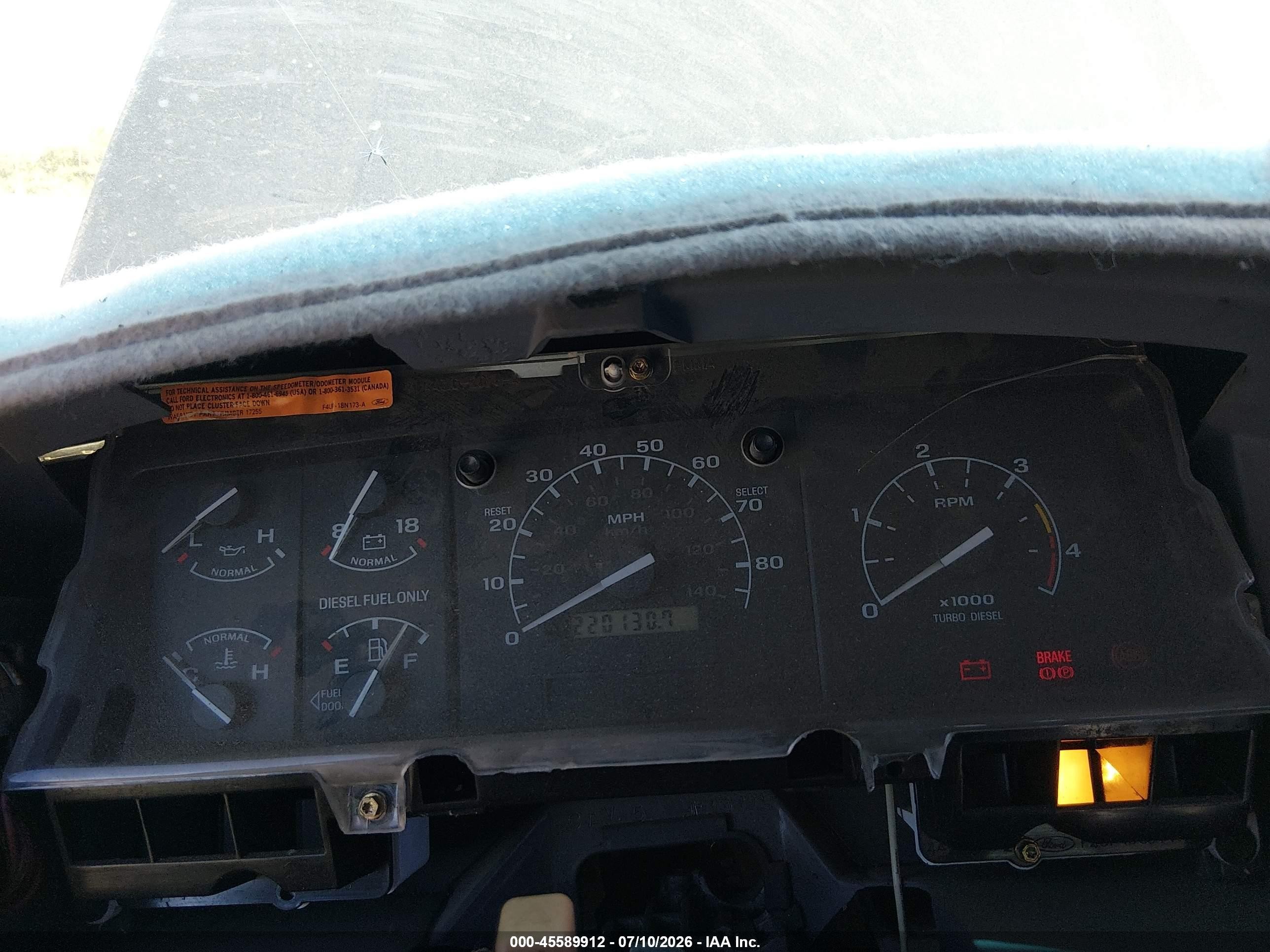 1997 Ford F-250 Hd Xl Green vin: 1FTHX26F8VEA47082