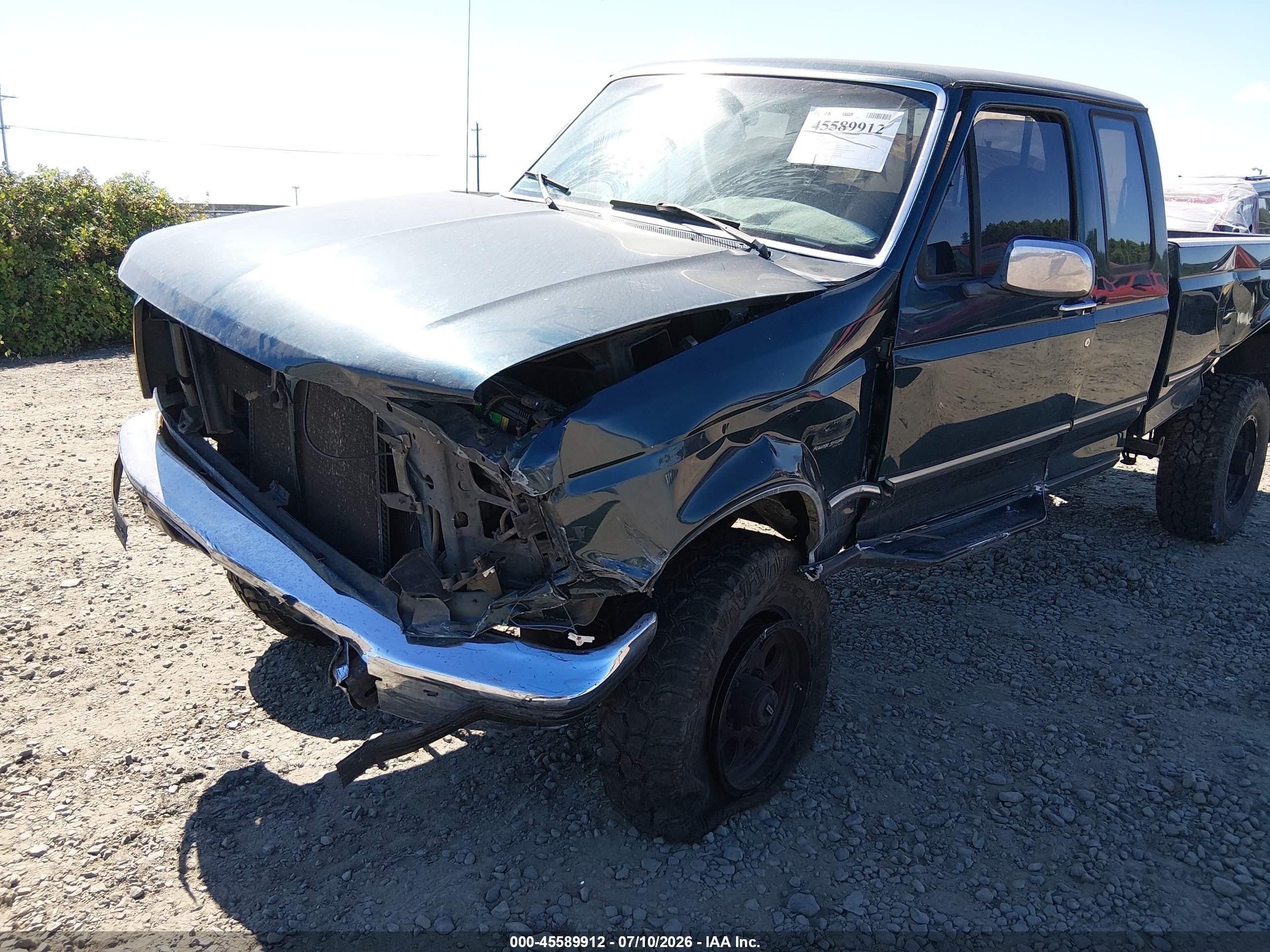 1997 Ford F-250 Hd Xl Green vin: 1FTHX26F8VEA47082