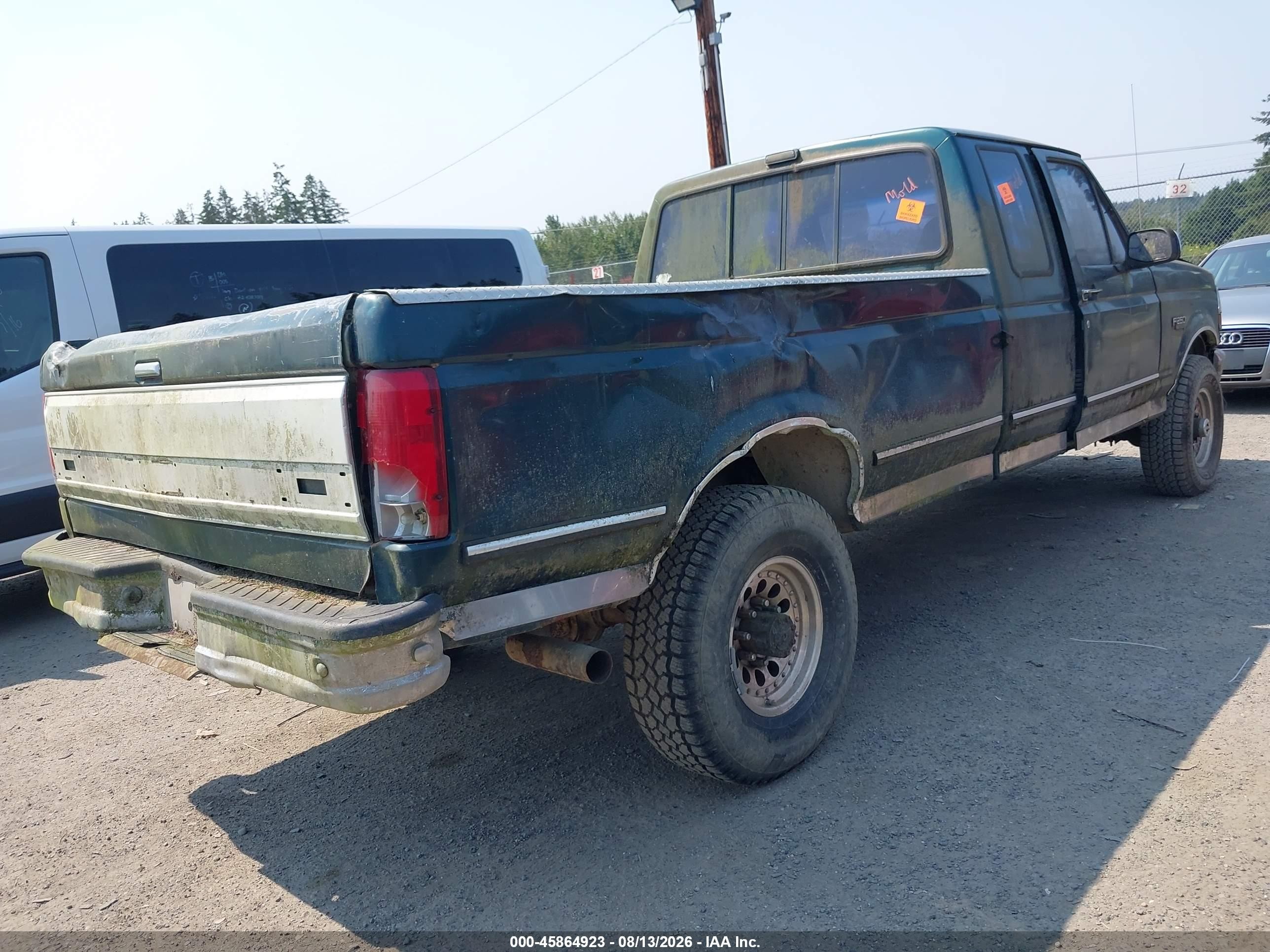 1993 Ford F250   Зеленый vin: 1FTHX26G0PKB77953