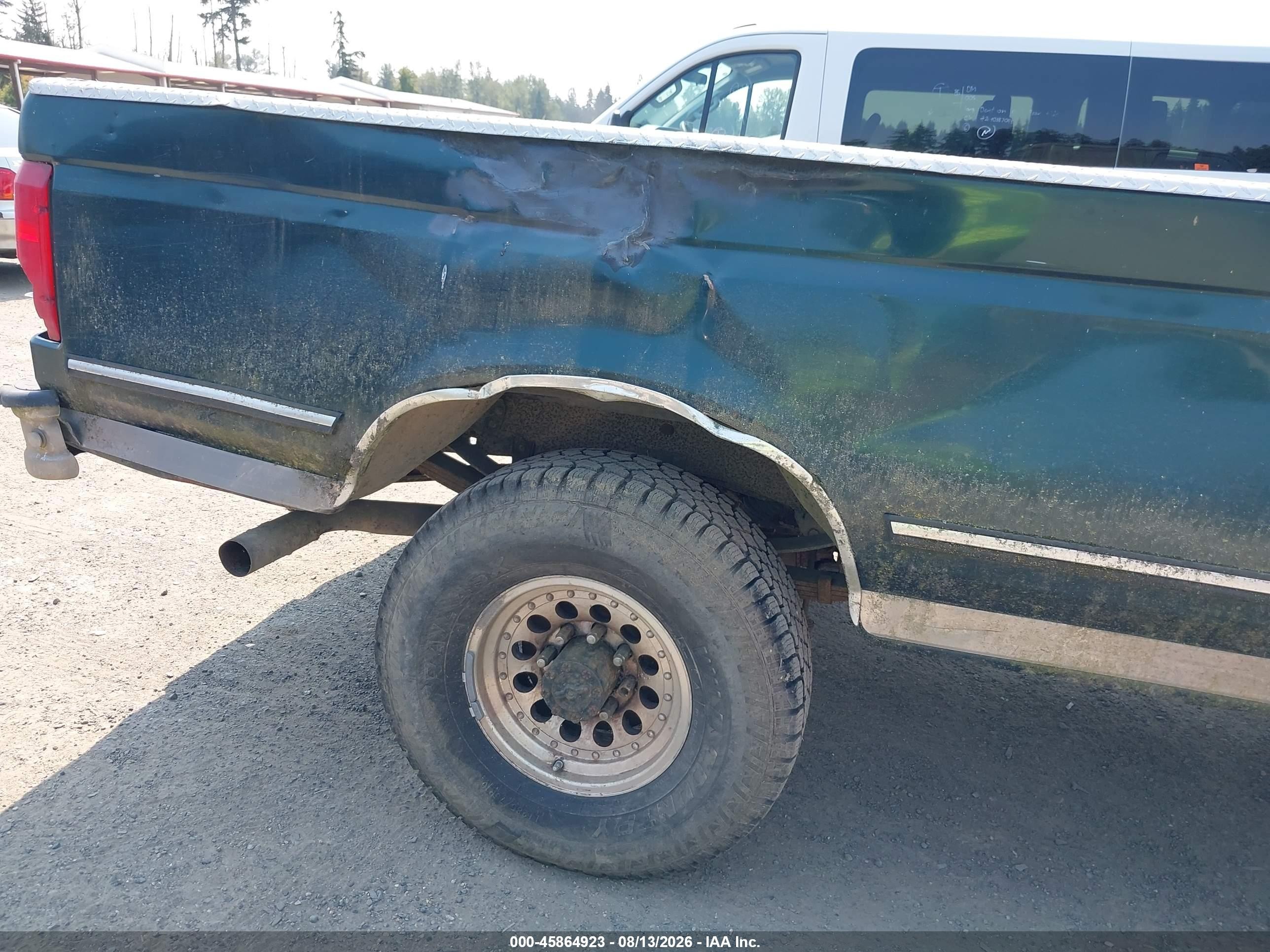 1993 Ford F250   Зеленый vin: 1FTHX26G0PKB77953