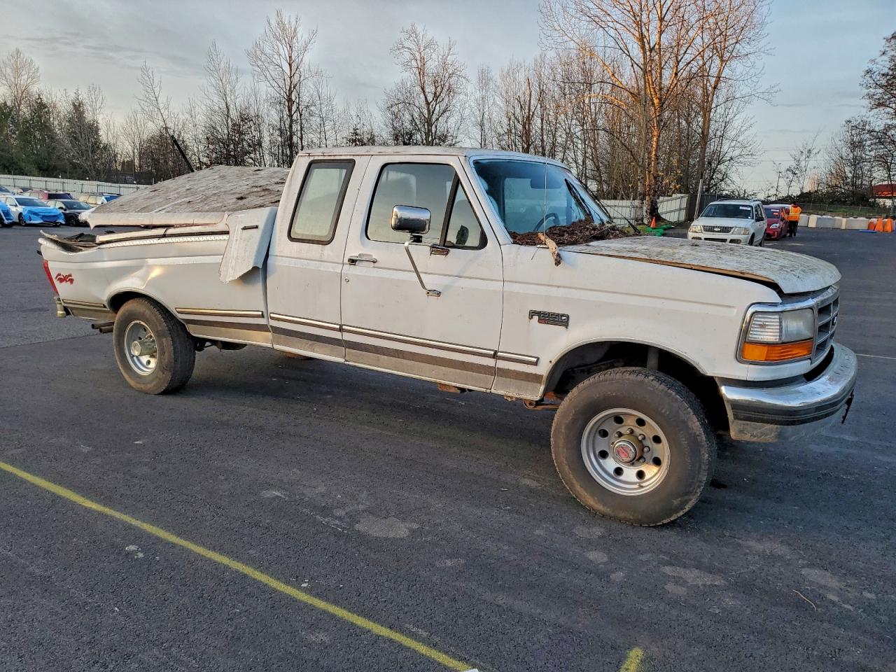 1993 Ford F250 Белый vin: 1FTHX26G5PKA75984