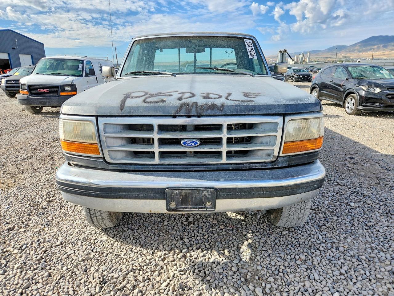 1993 Ford F250 Blue vin: 1FTHX26G5PKB14752