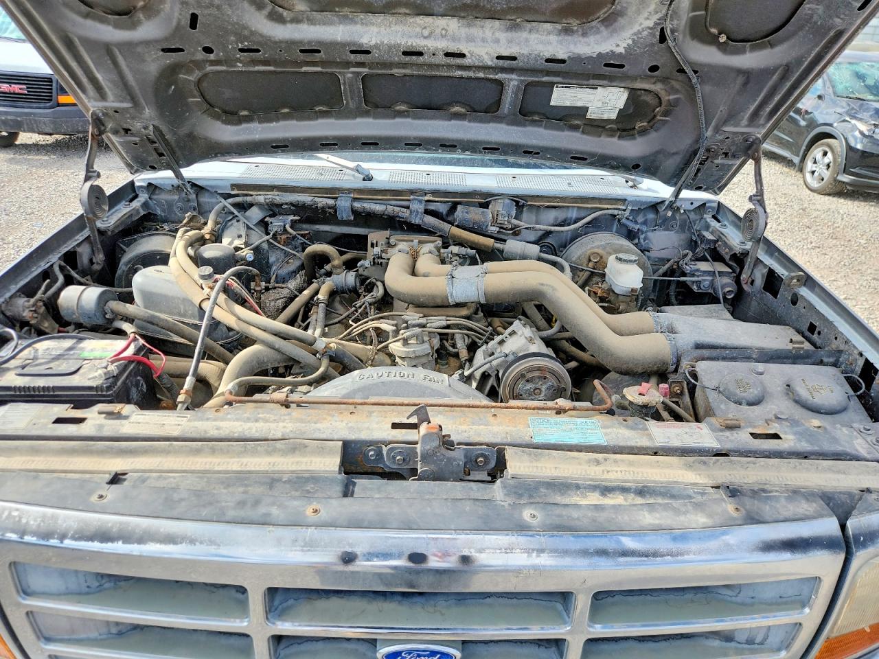1993 Ford F250 Blue vin: 1FTHX26G5PKB14752