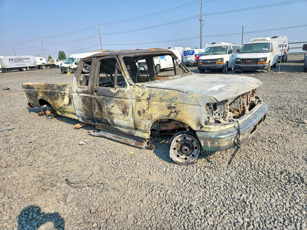 1996 Ford F250 White vin: 1FTHX26G8TEA19496