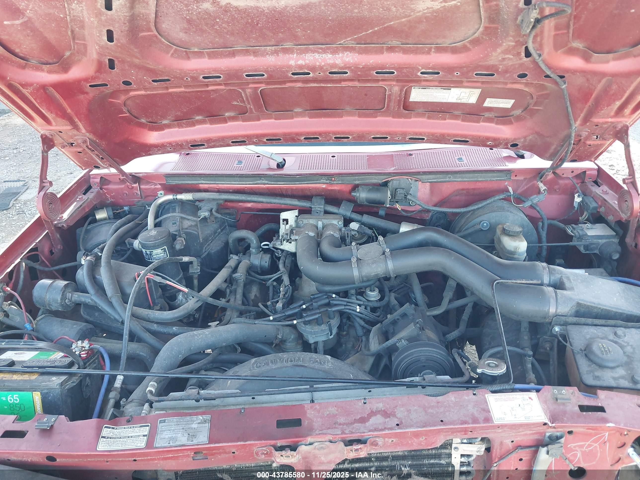 1993 Ford F250   Red vin: 1FTHX26GXPKB01740