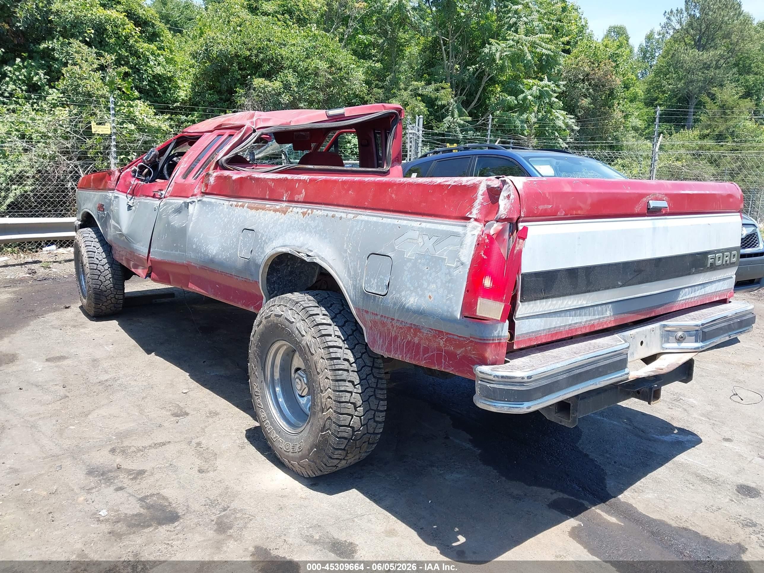 1991 Ford F250   Red vin: 1FTHX26H1MKA68051