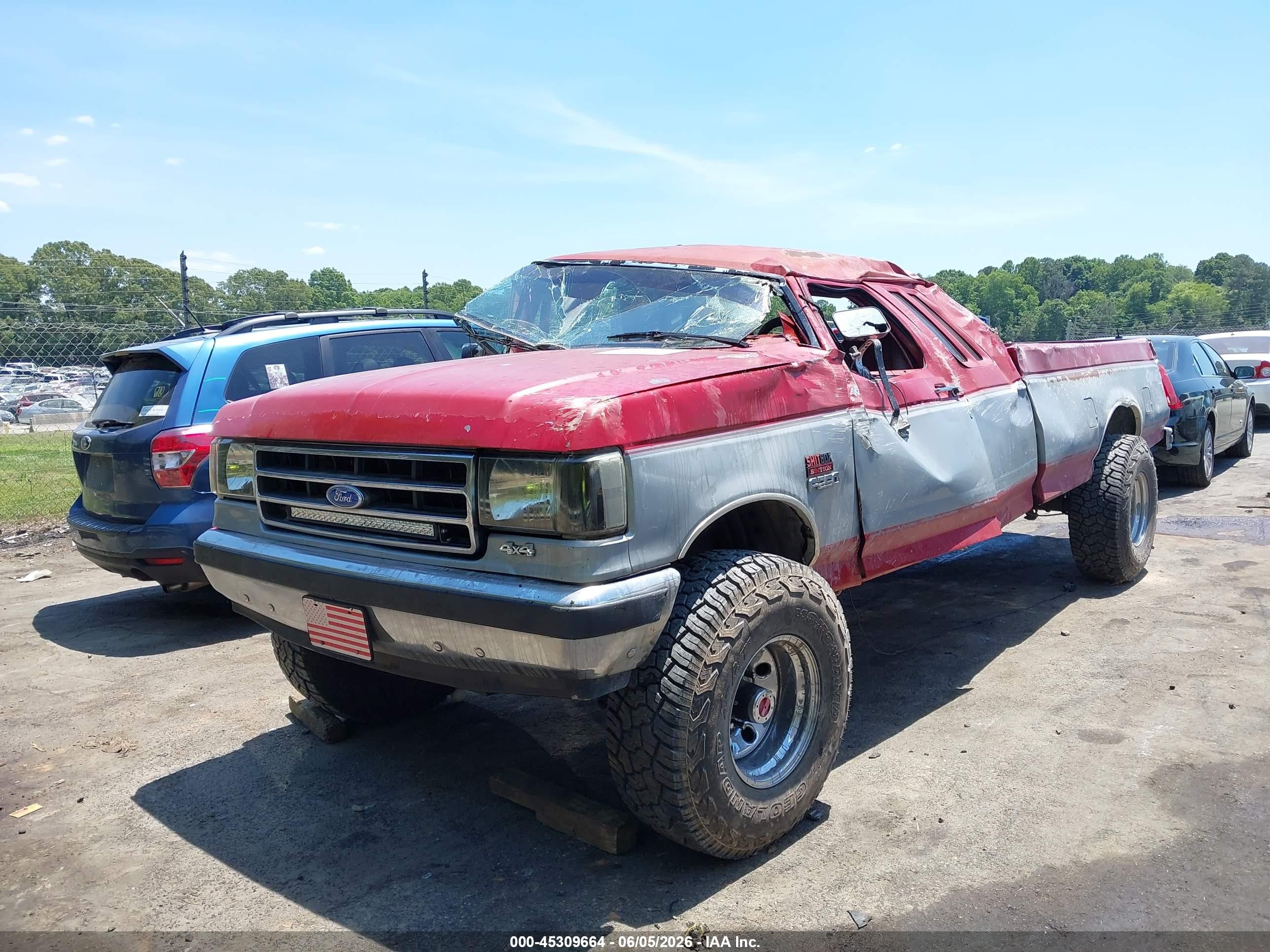 1991 Ford F250   Red vin: 1FTHX26H1MKA68051