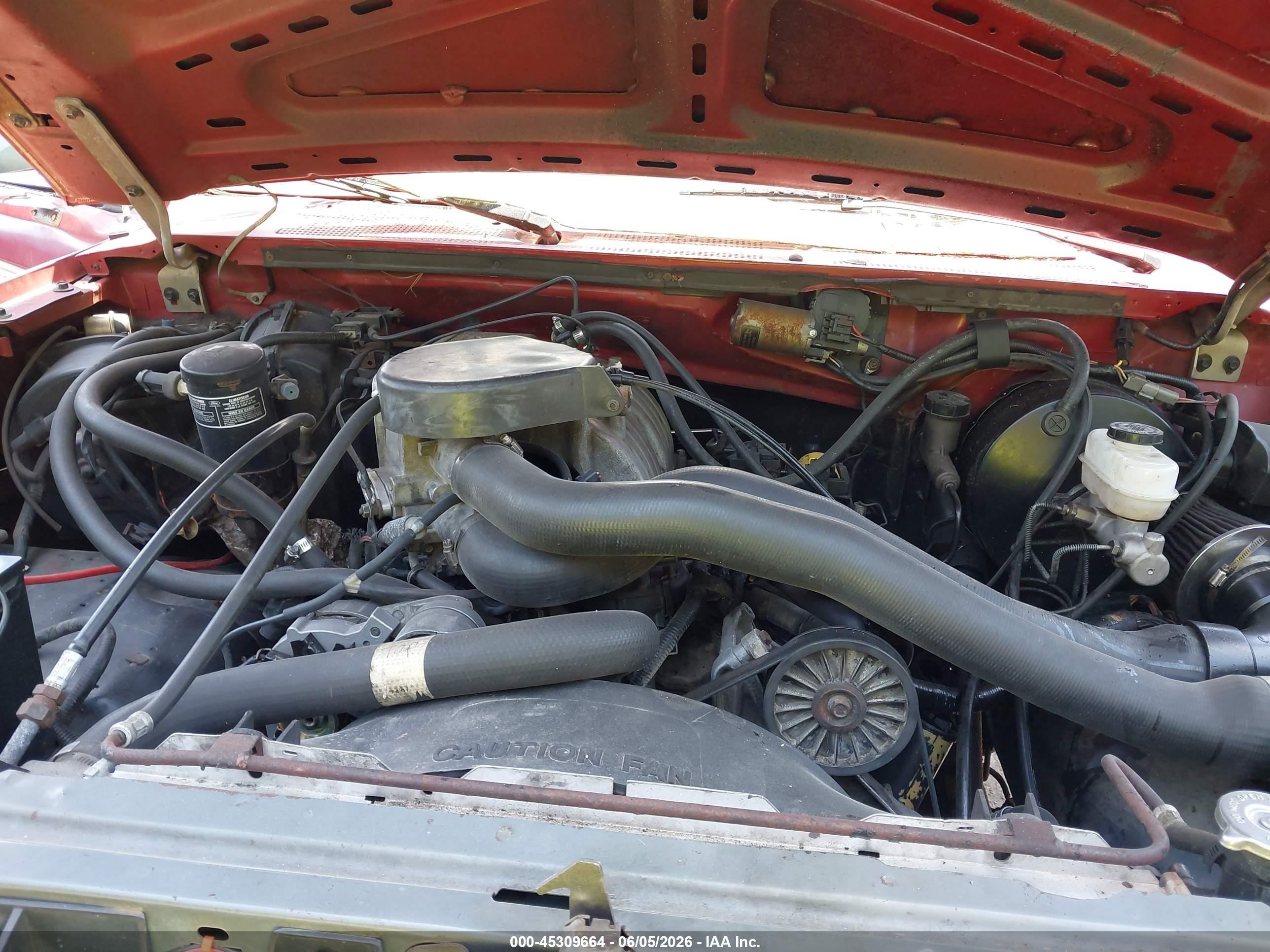 1991 Ford F250   Red vin: 1FTHX26H1MKA68051