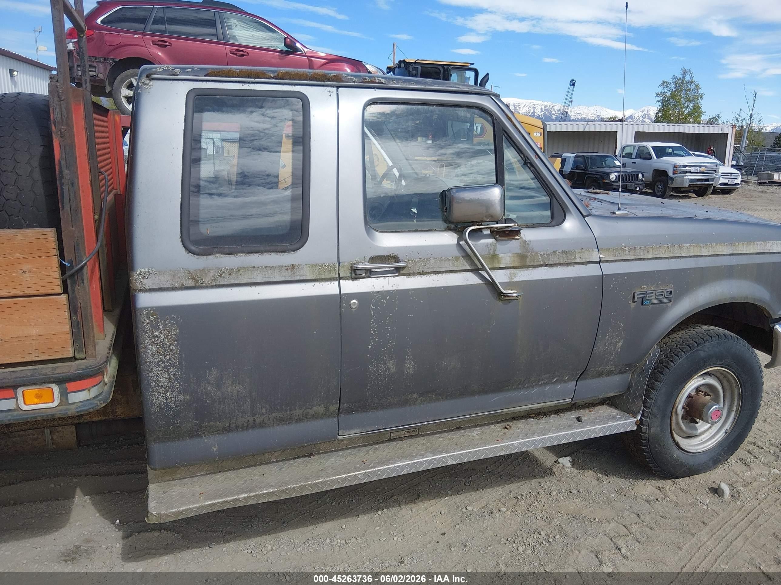 1994 Ford F250   Gray vin: 1FTHX26H1RKA90607