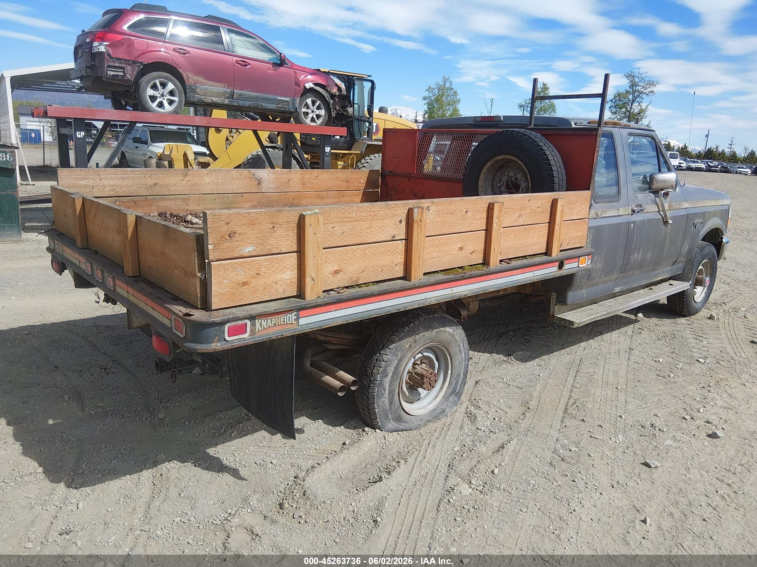 1994 Ford F250   Gray vin: 1FTHX26H1RKA90607