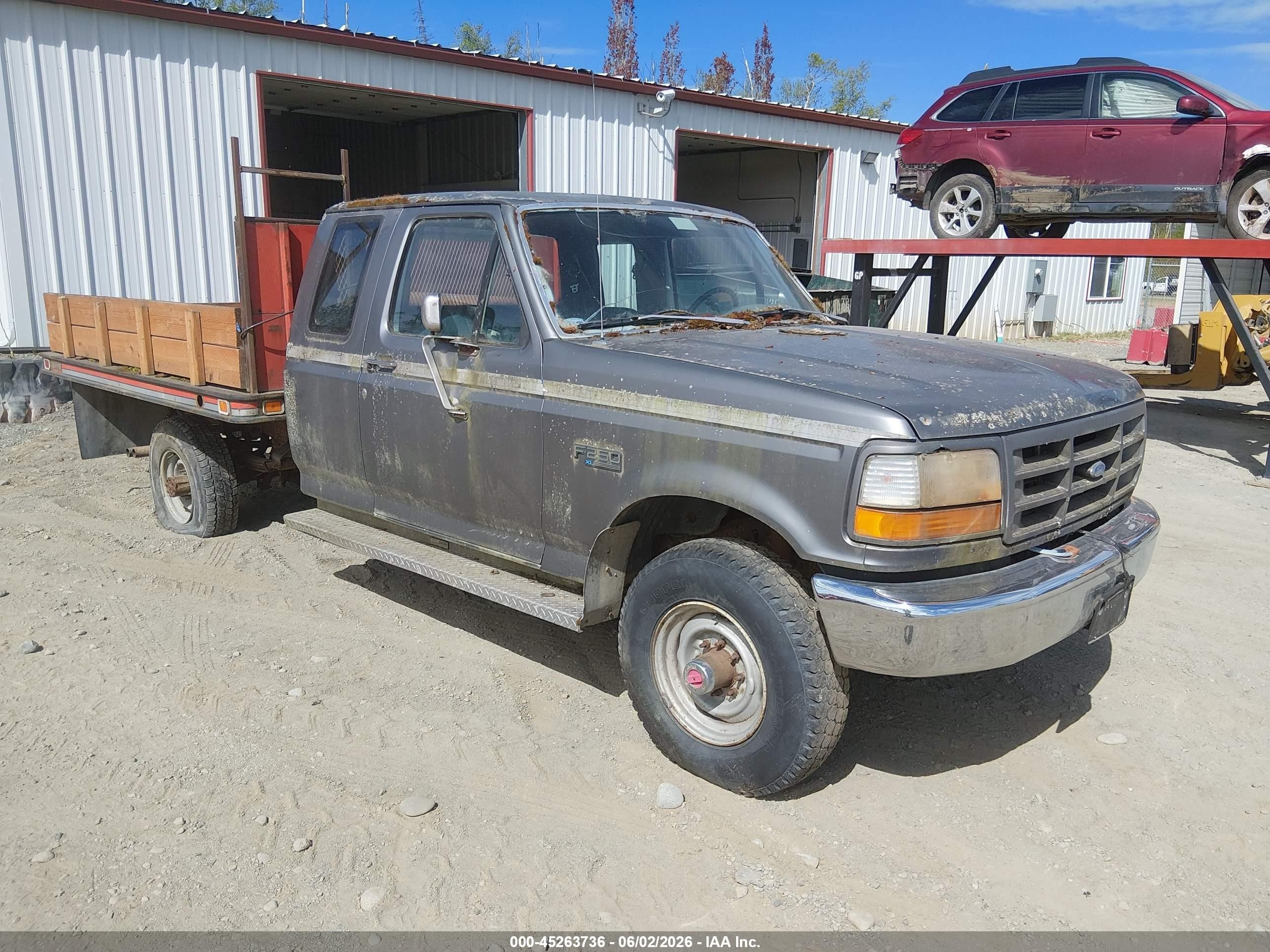1994 Ford F250   Gray vin: 1FTHX26H1RKA90607