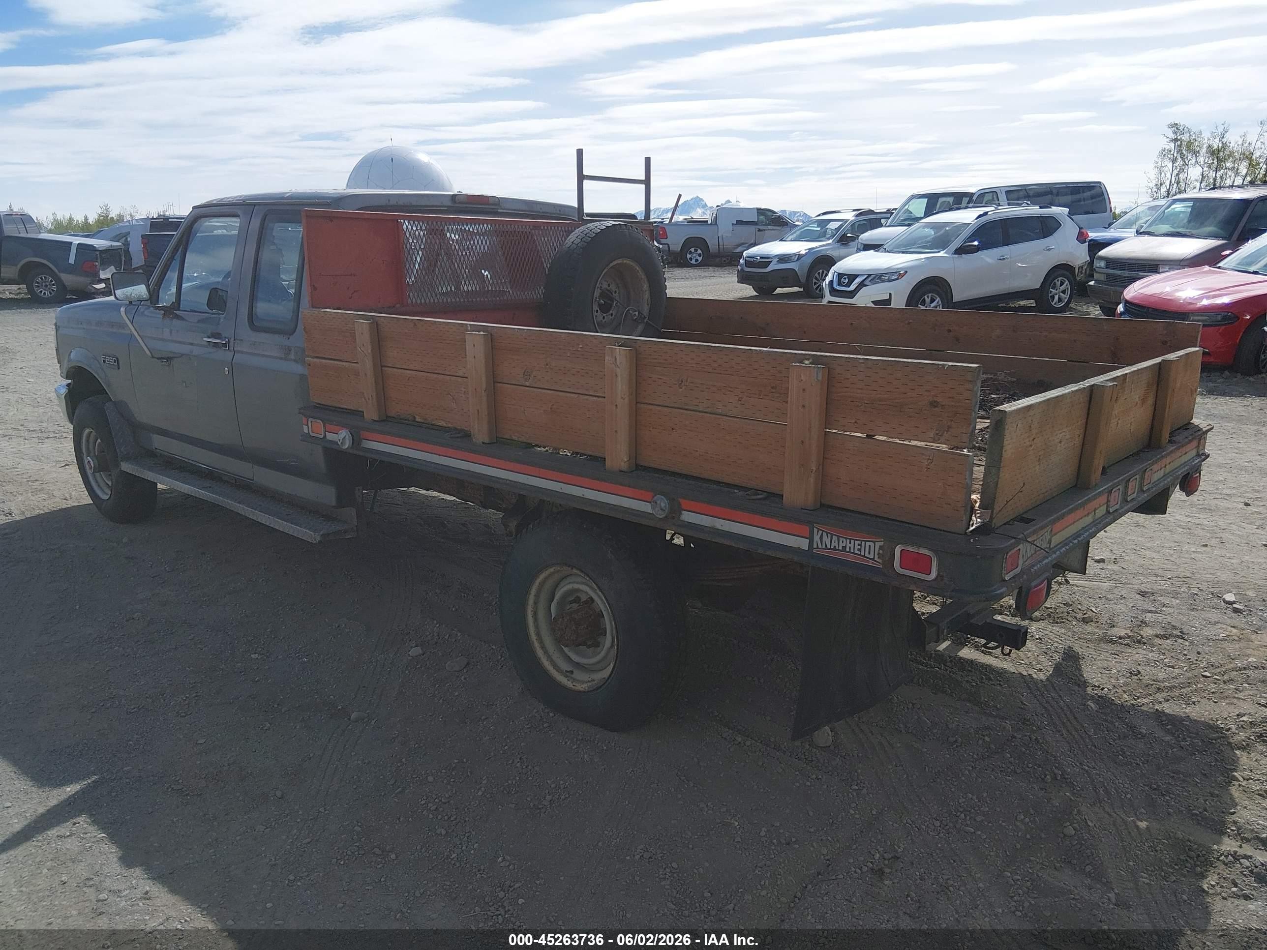 1994 Ford F250   Gray vin: 1FTHX26H1RKA90607