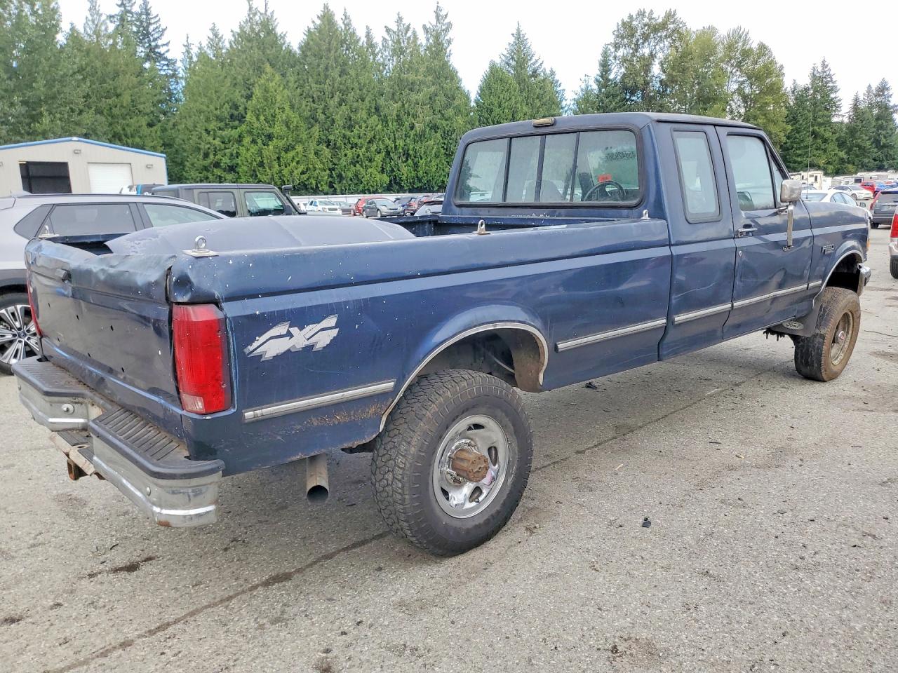 1993 Ford F250 Синий vin: 1FTHX26H4PKA16787