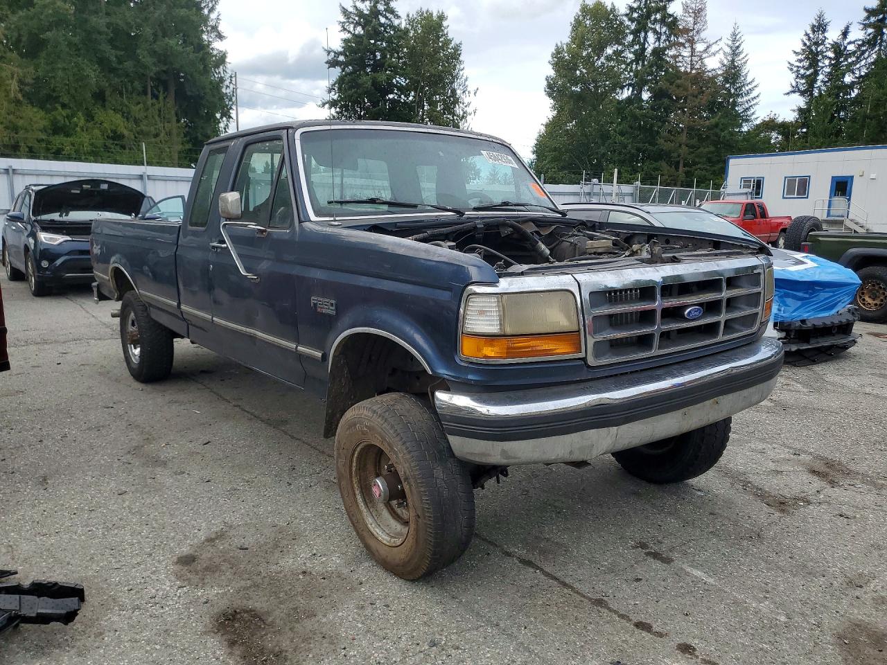 1993 Ford F250 Синий vin: 1FTHX26H4PKA16787