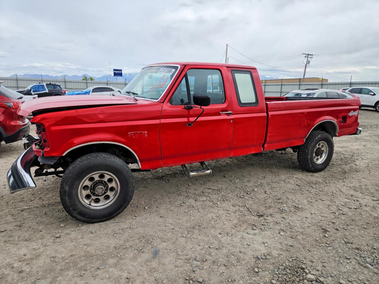 1993 Ford F250 Red vin: 1FTHX26H7PKB01249