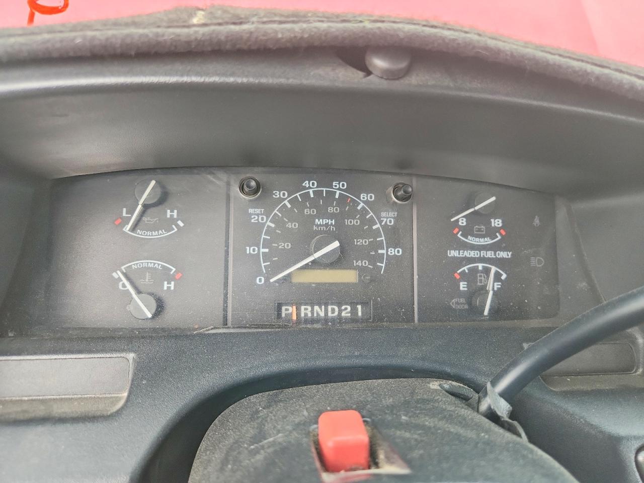 1993 Ford F250 Red vin: 1FTHX26H7PKB01249