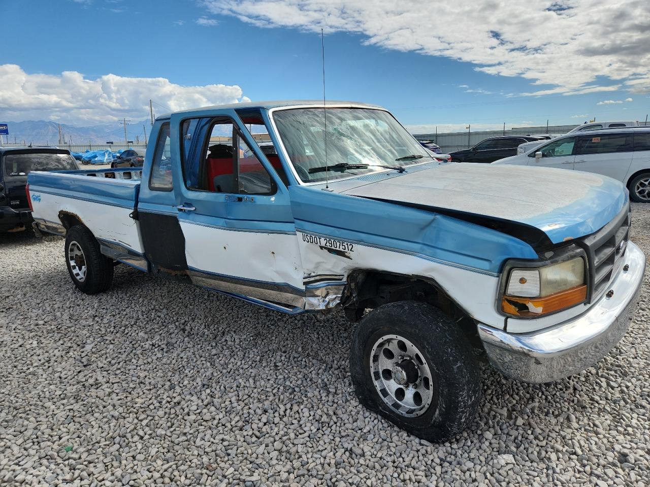 1993 Ford F250 Двухцветный vin: 1FTHX26H8PKB89034