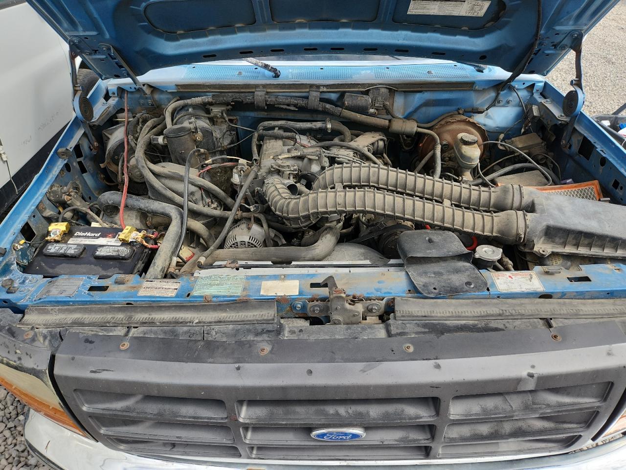 1993 Ford F250 Двухцветный vin: 1FTHX26H8PKB89034