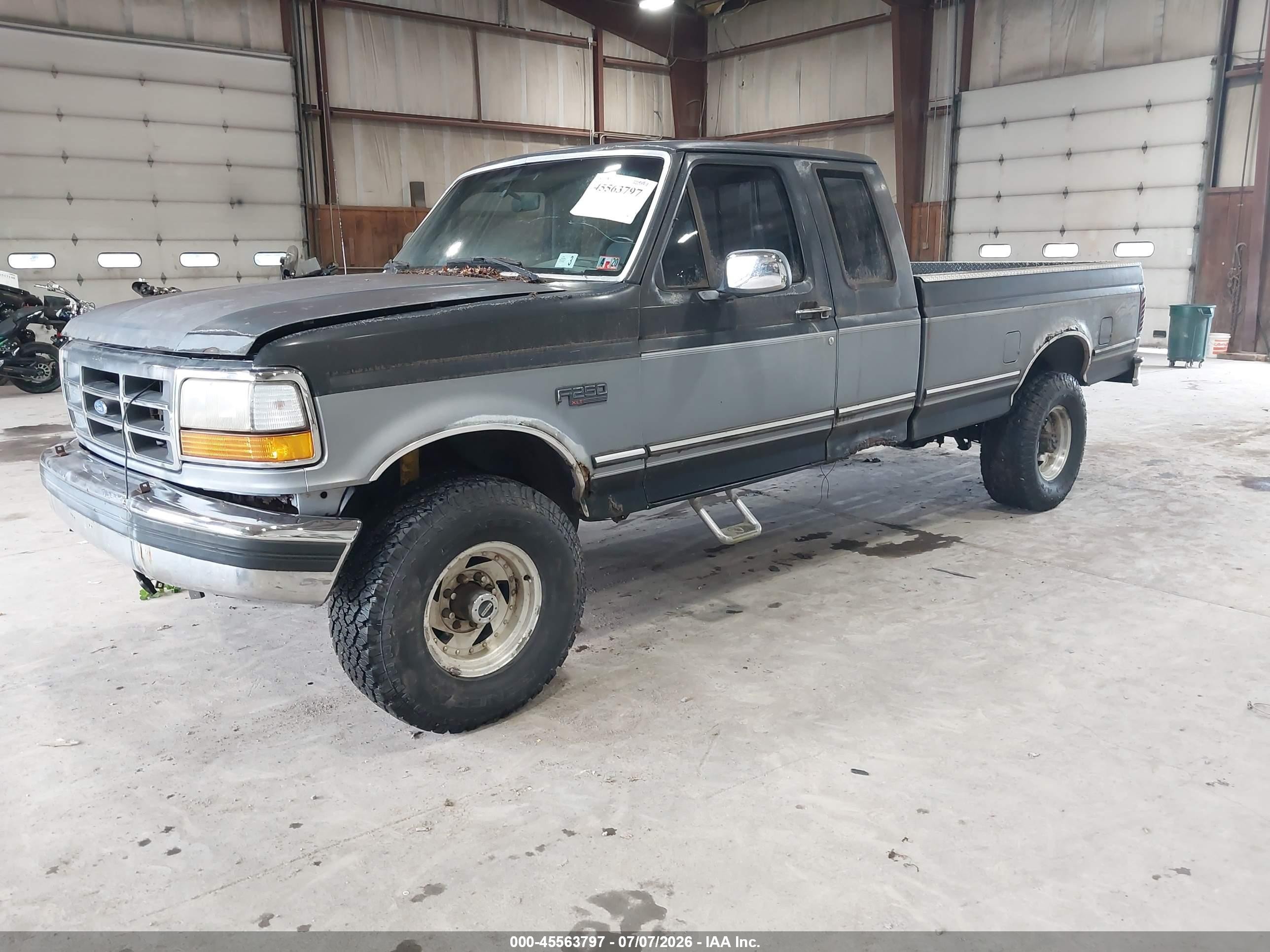1994 Ford F250   Gray vin: 1FTHX26H8RKA17606